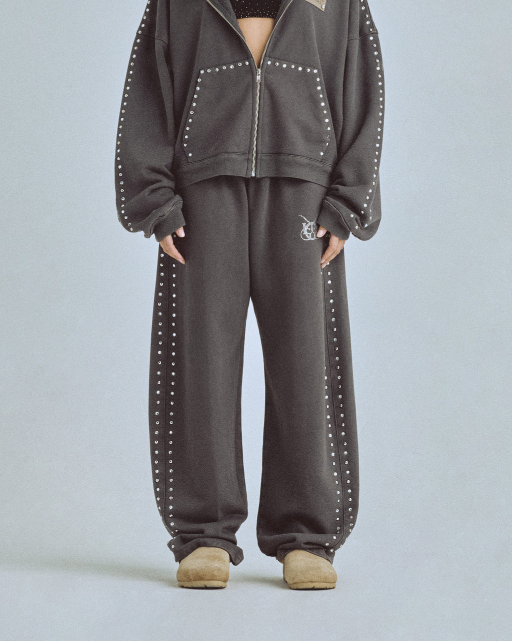 Santa Union Basic Barrel Straightpant Vintage Gray