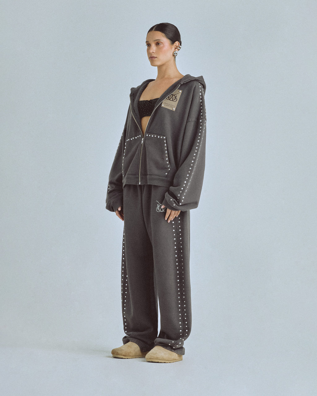 Santa Union Basic Barrel Straightpant Vintage Gray