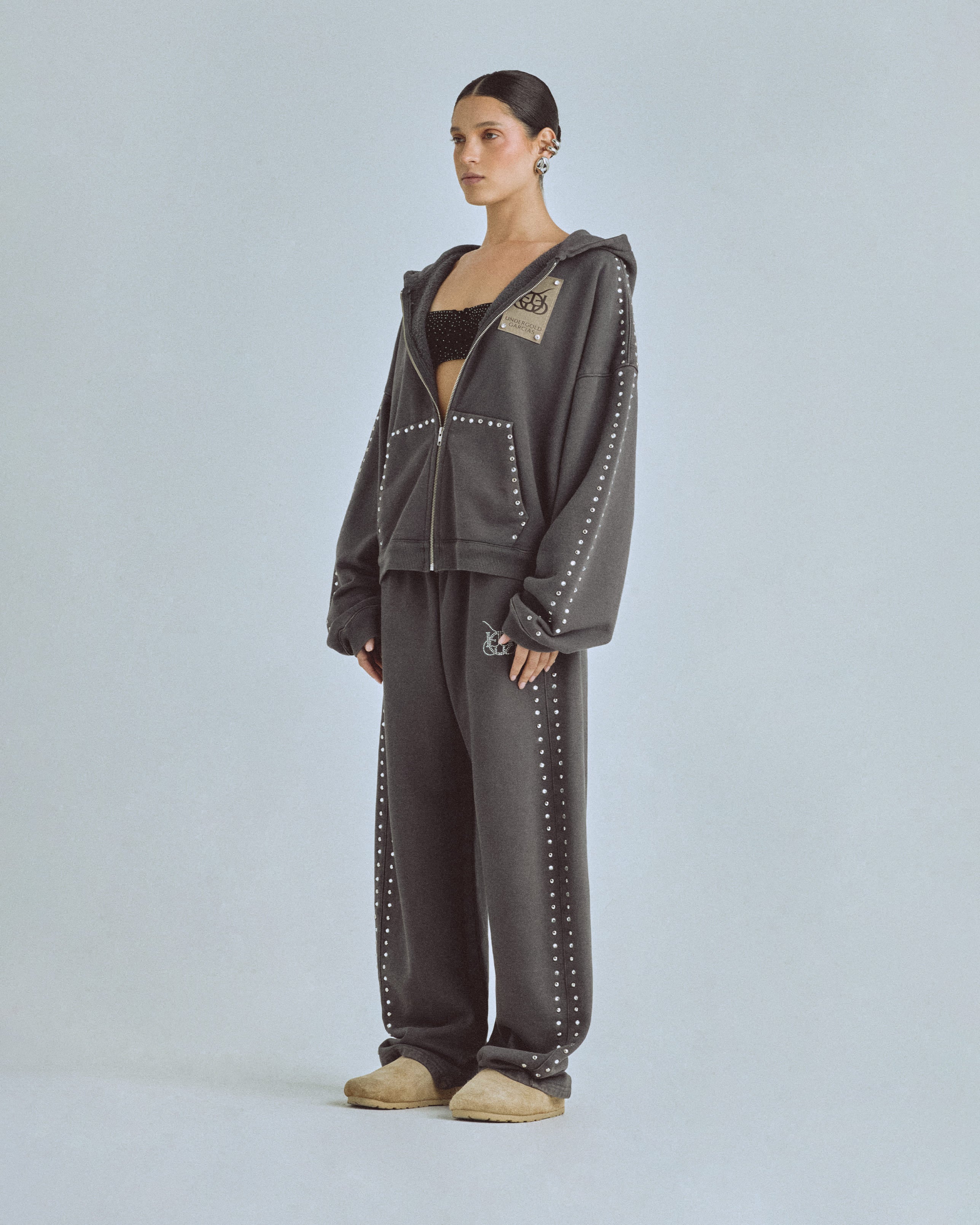 Santa Union Basic Barrel Straightpant Vintage Gray