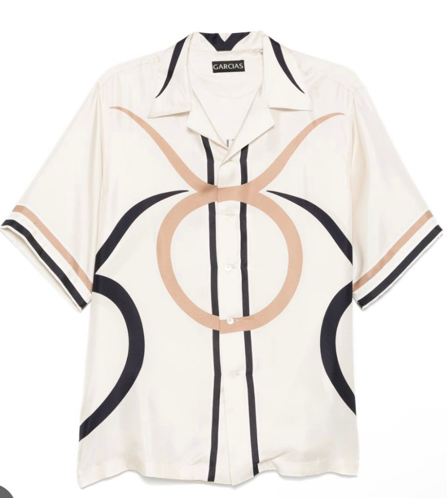 BULL LOGO BOWLING SHIRT