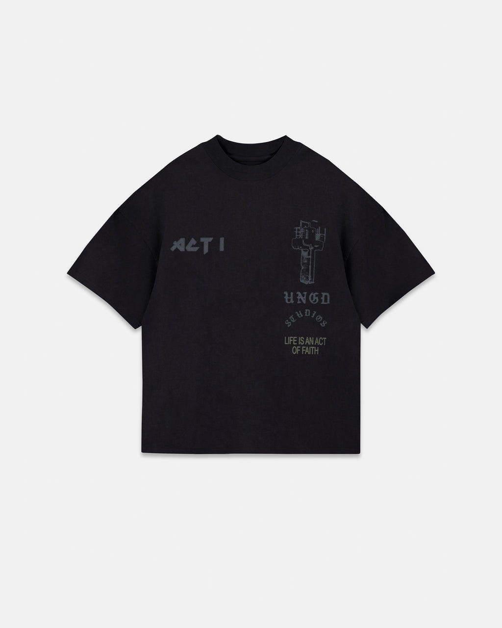 Act 1 Essence Tshirt Vintage Black