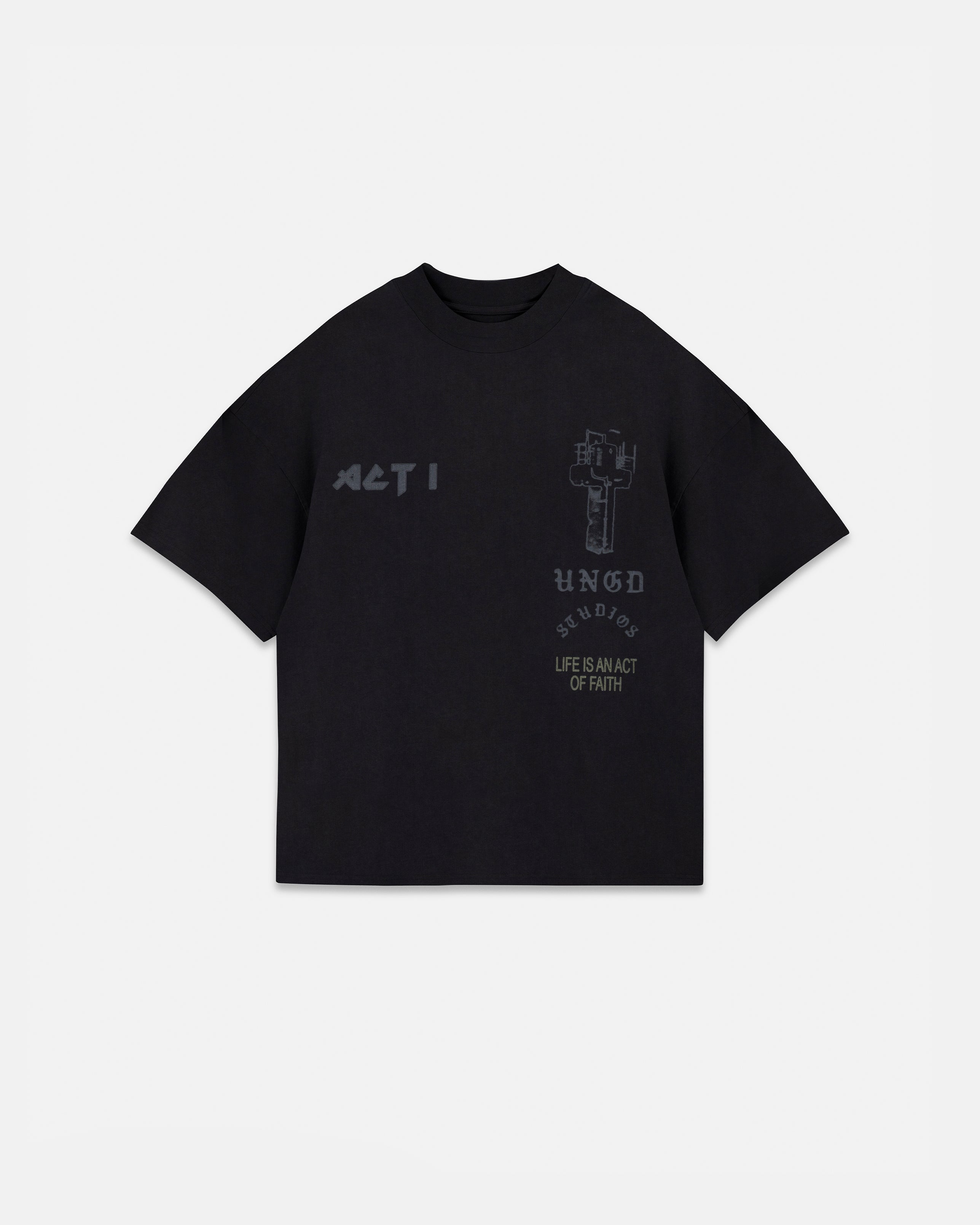Act 1 Essence Tshirt Vintage Black