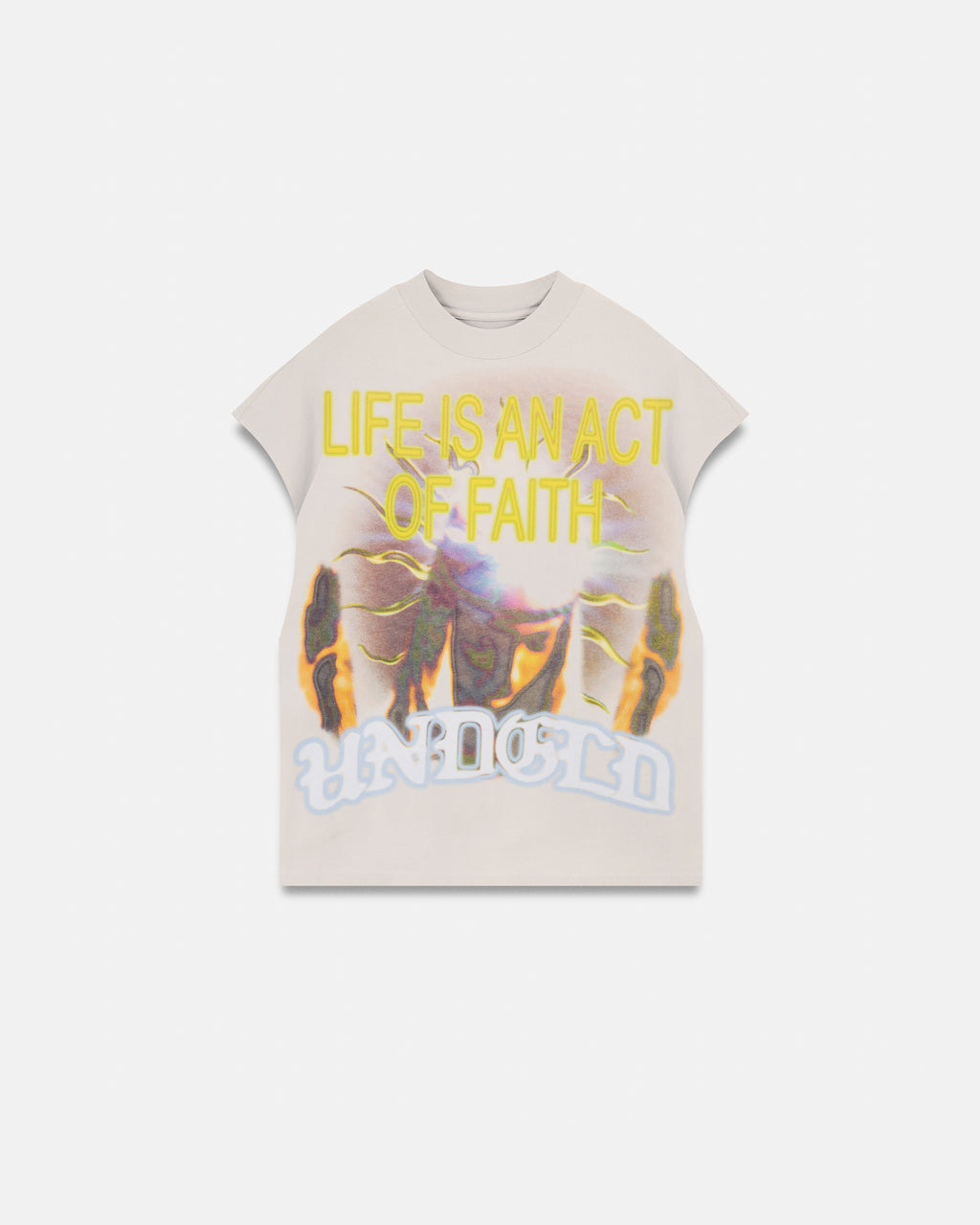 Act 1 Essence Sleeveless Tshirt Cream