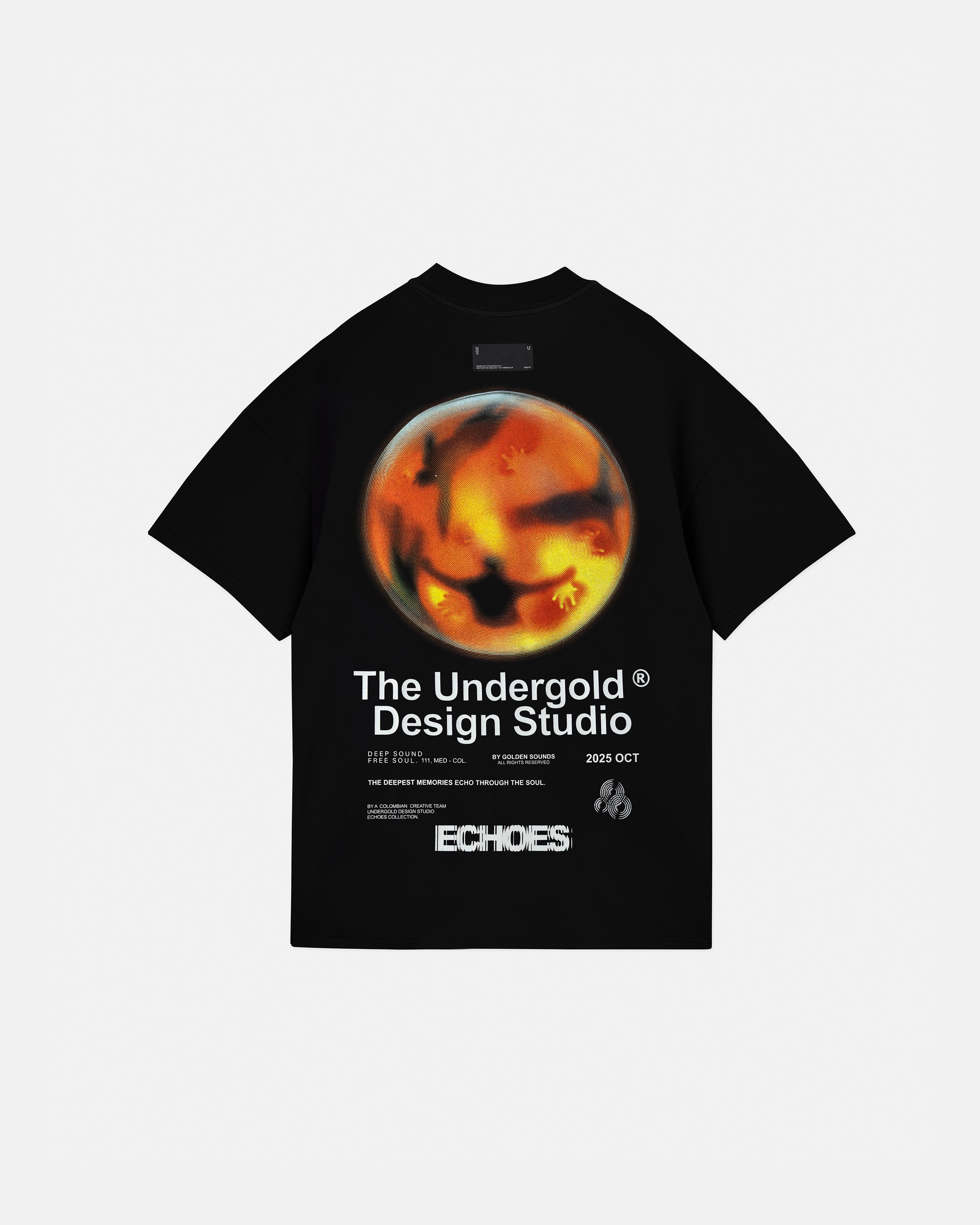 Echoes Amplitude Tshirt Black