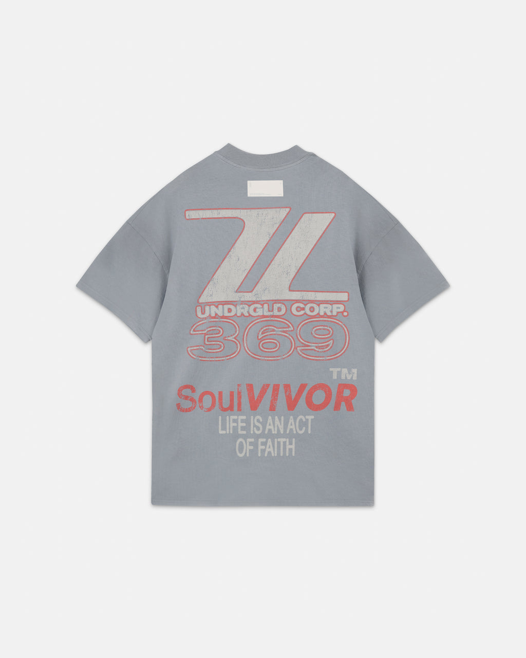 Act 1 Racer Tshirt Light Gray