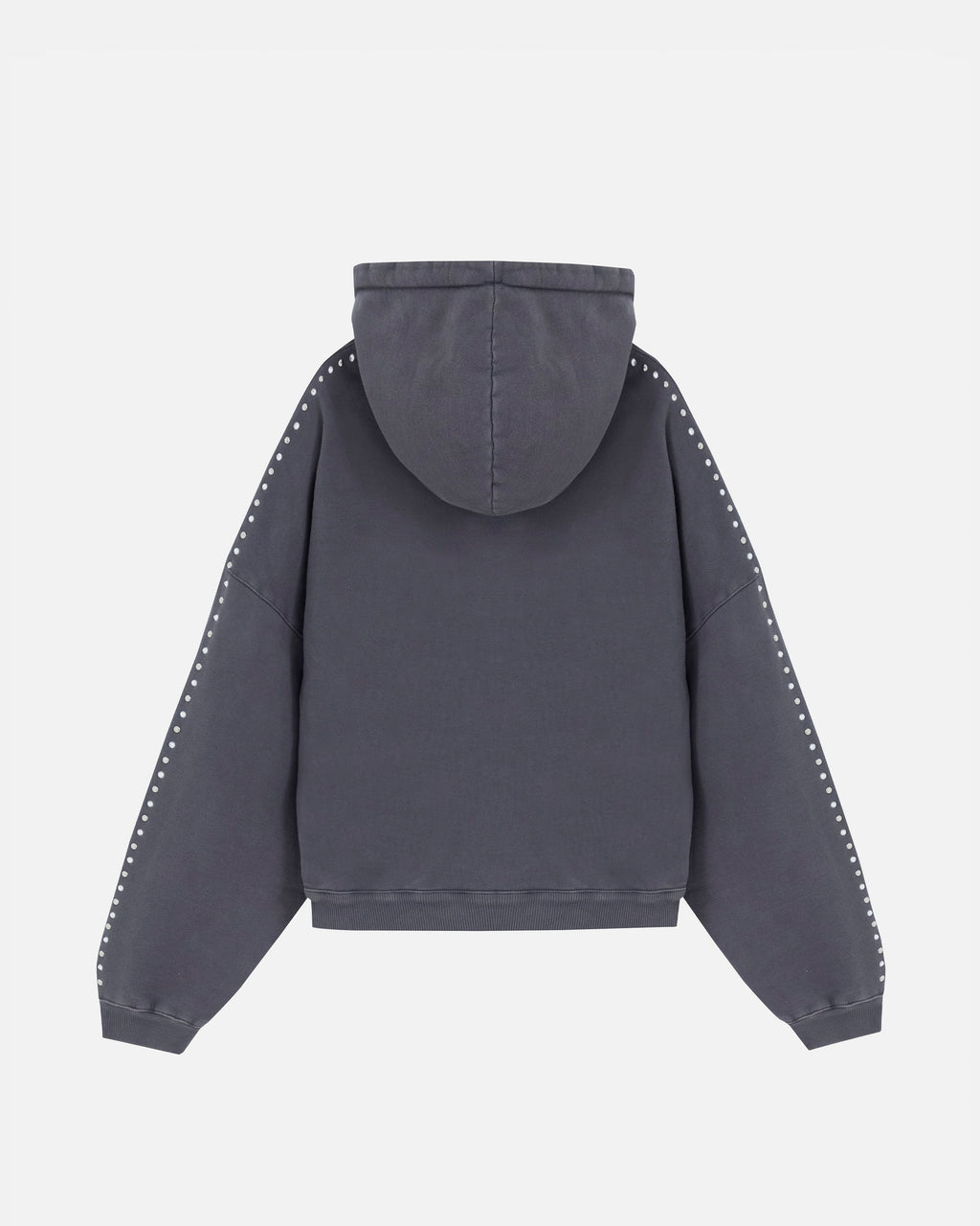 Santa Unión Basic Zip Up Hoodie Vintage Gray