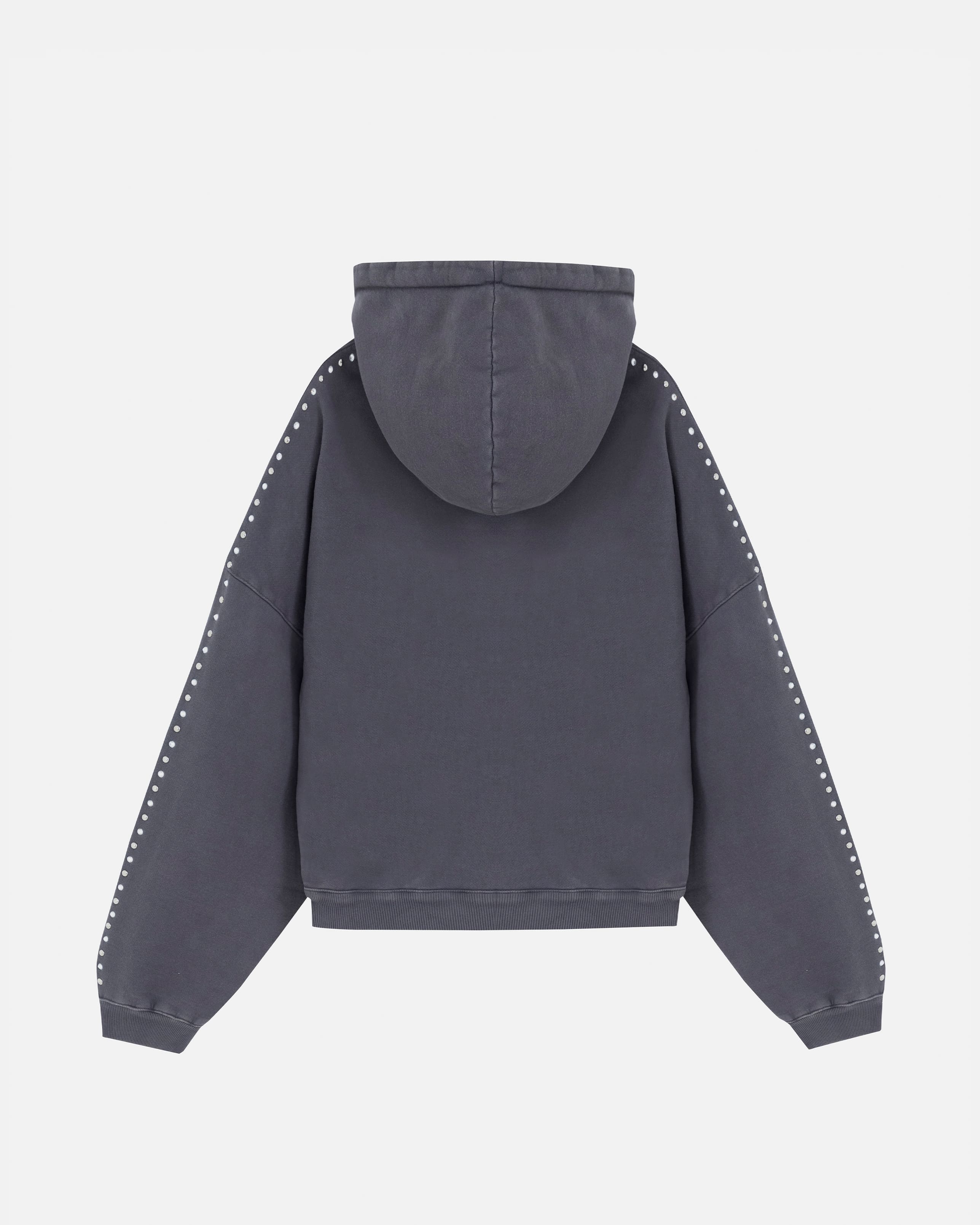 Santa Unión Basic Zip Up Hoodie Vintage Gray