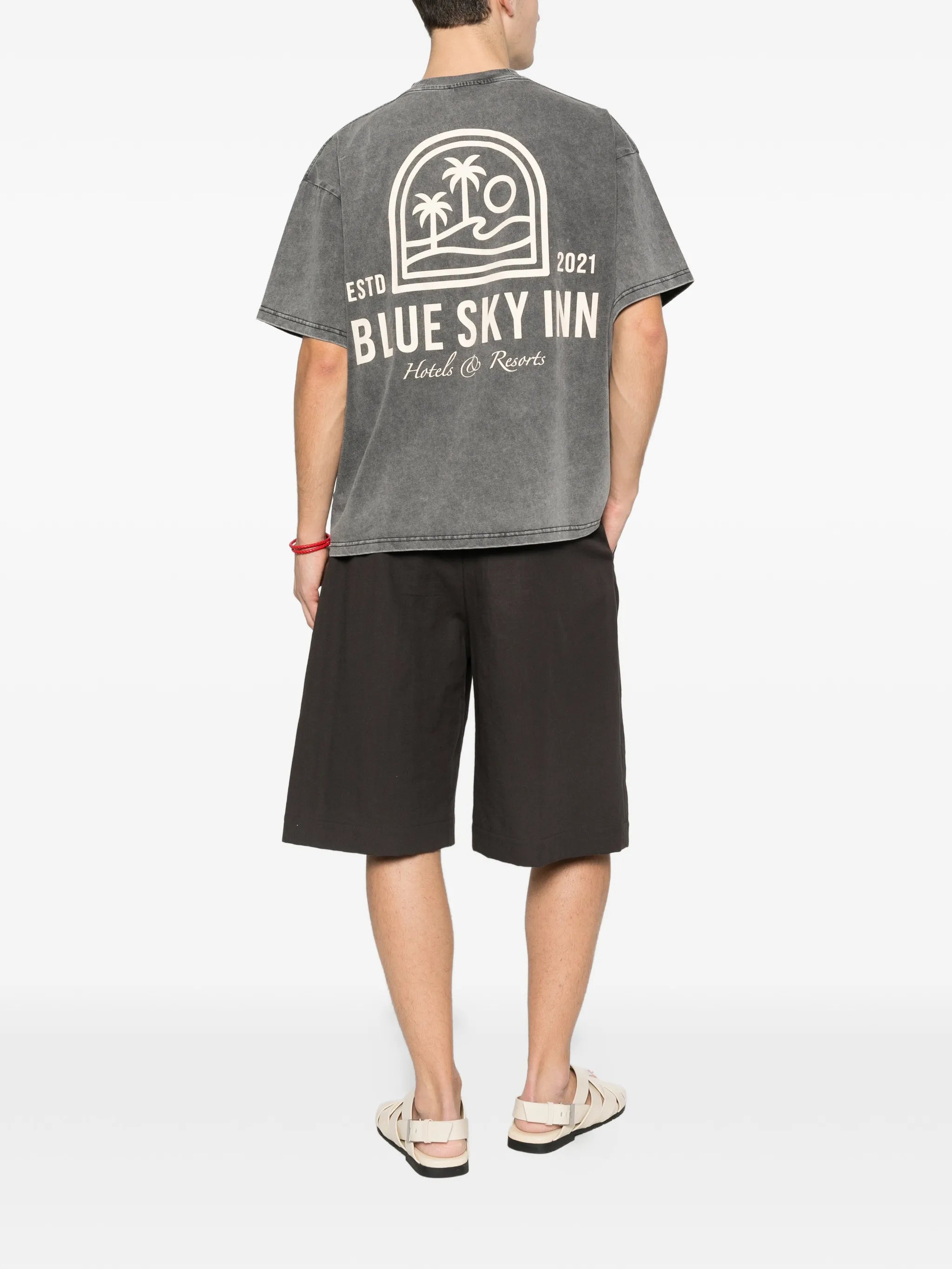 CAMISETA DE RESORT GRIS