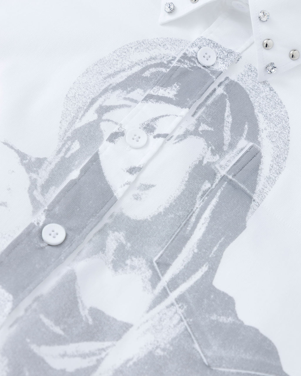 Santa Unión Santa María Short Sleeve Boxy Fit Shirt Bone