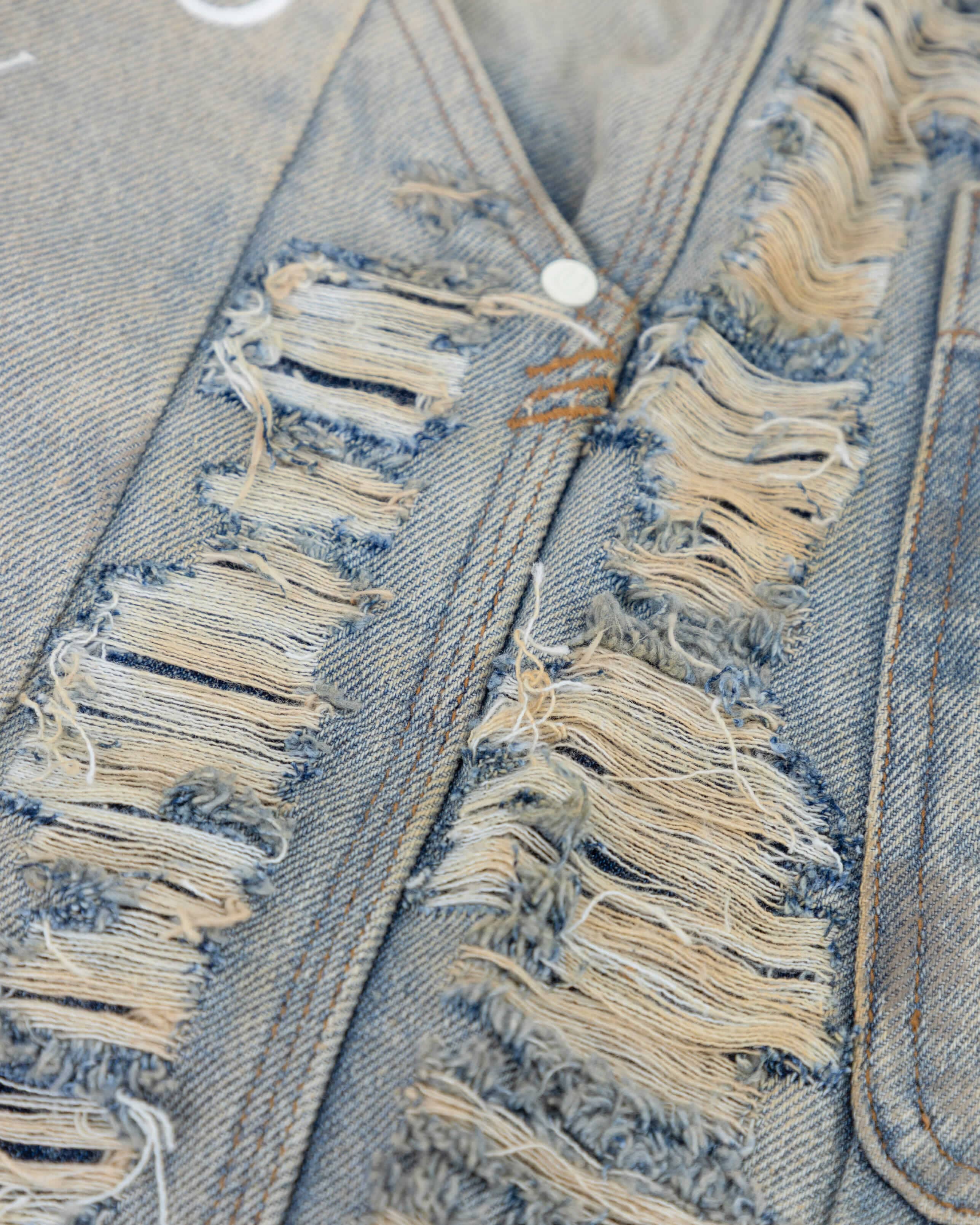 Santa Union Medellín Milano Ripped Wide Jean Dirty Blue