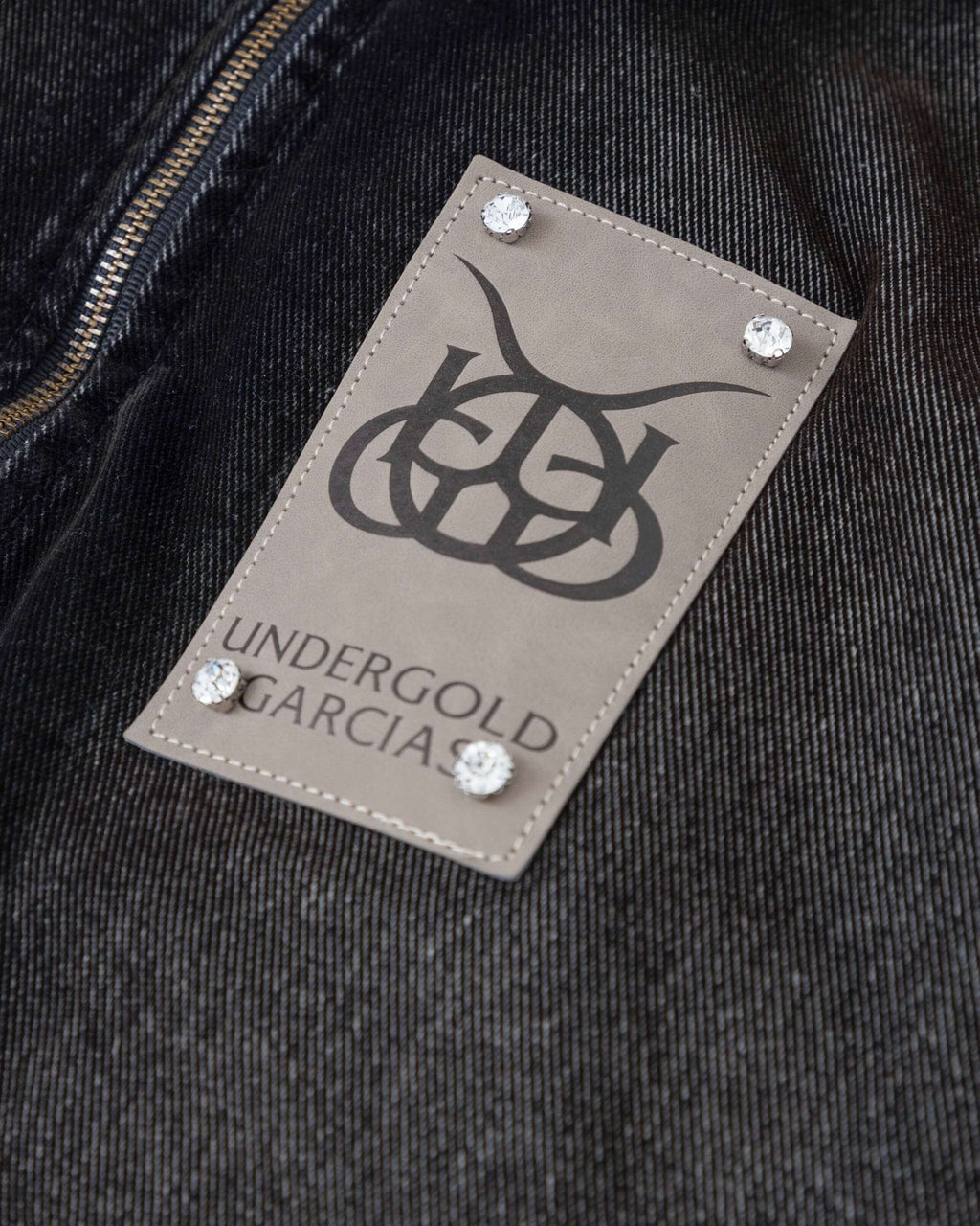 Santa Union Bomber Velvet Jacket Black