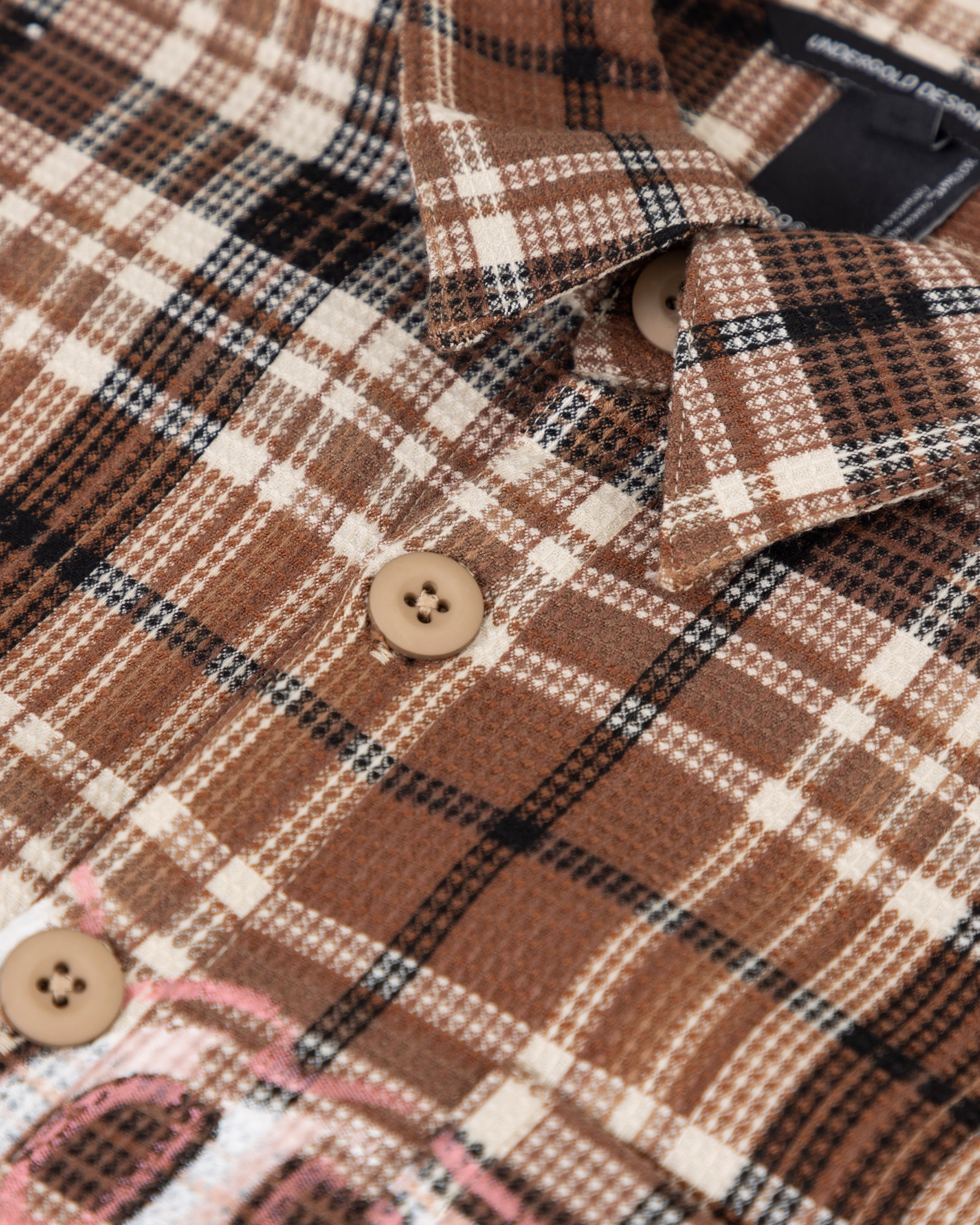Act 1 Faith Flannel Shirt Plaid Brown