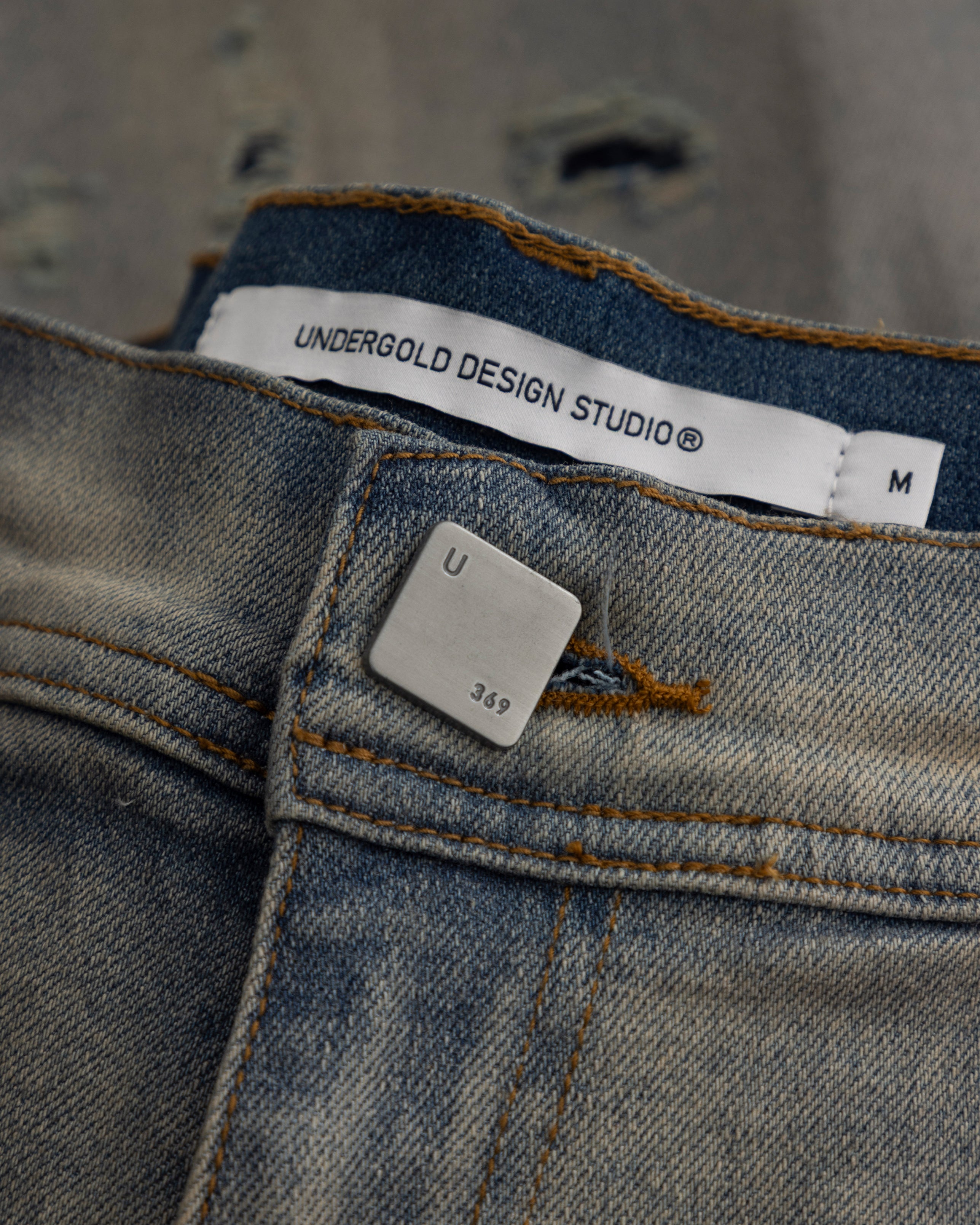 Act 1 UG Star Ripped Flare Jean Light Blue
