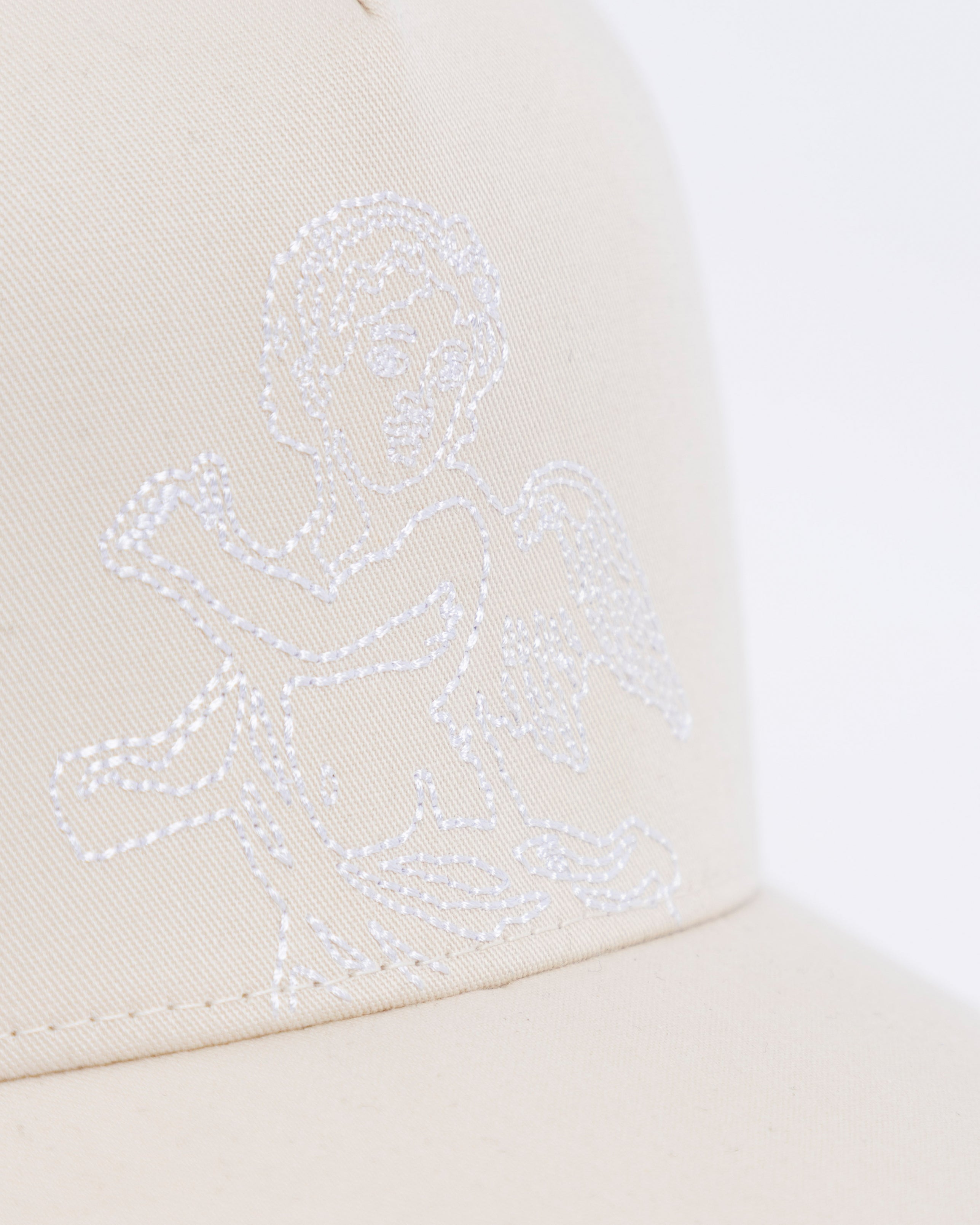 Basics Cherubs High Crown Cap Cream