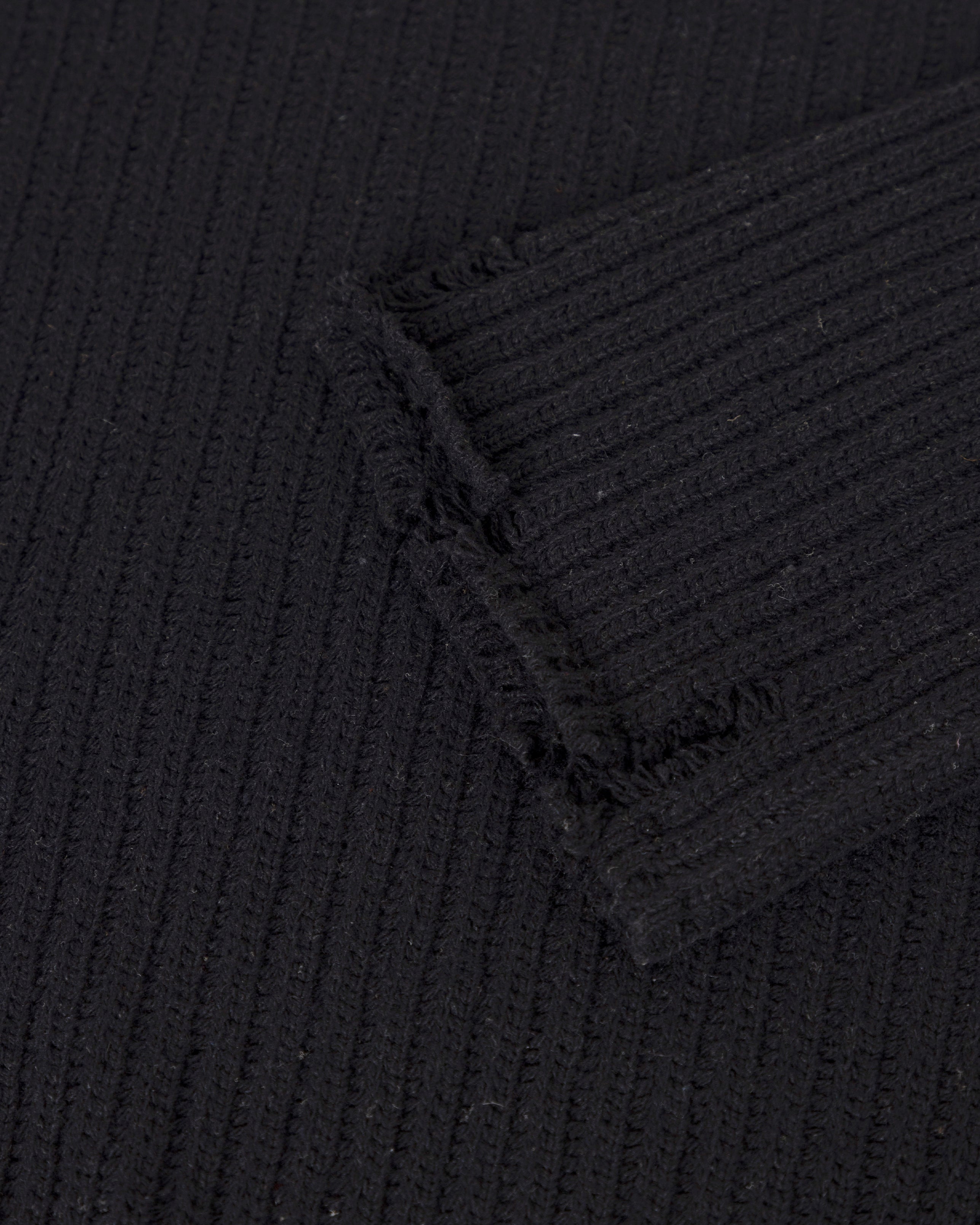 Basics UNDGLD Destroyed Knit Sweater Black