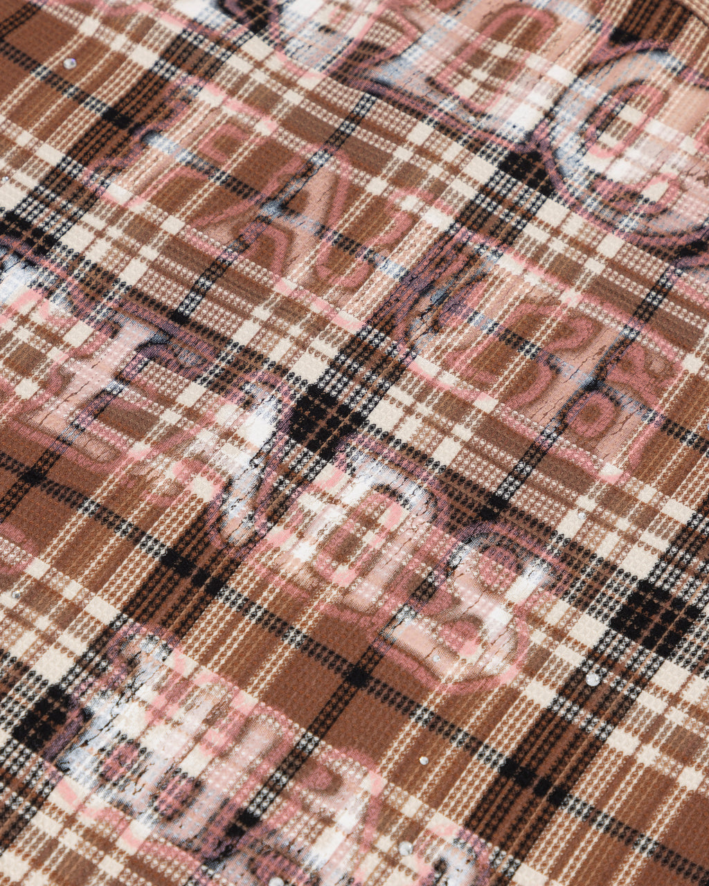 Act 1 Faith Flannel Shirt Plaid Brown