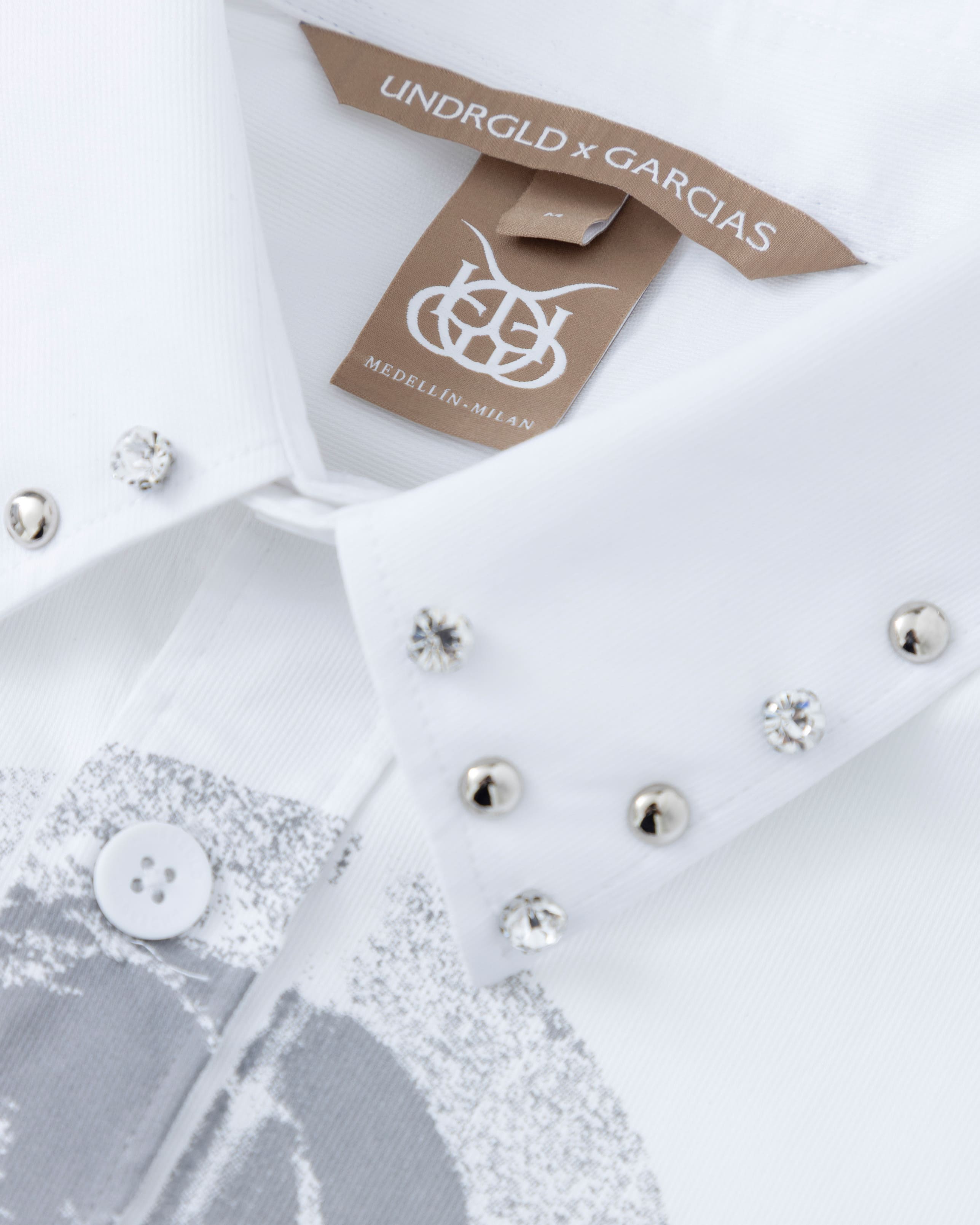 Santa Unión Santa María Short Sleeve Boxy Fit Shirt Bone