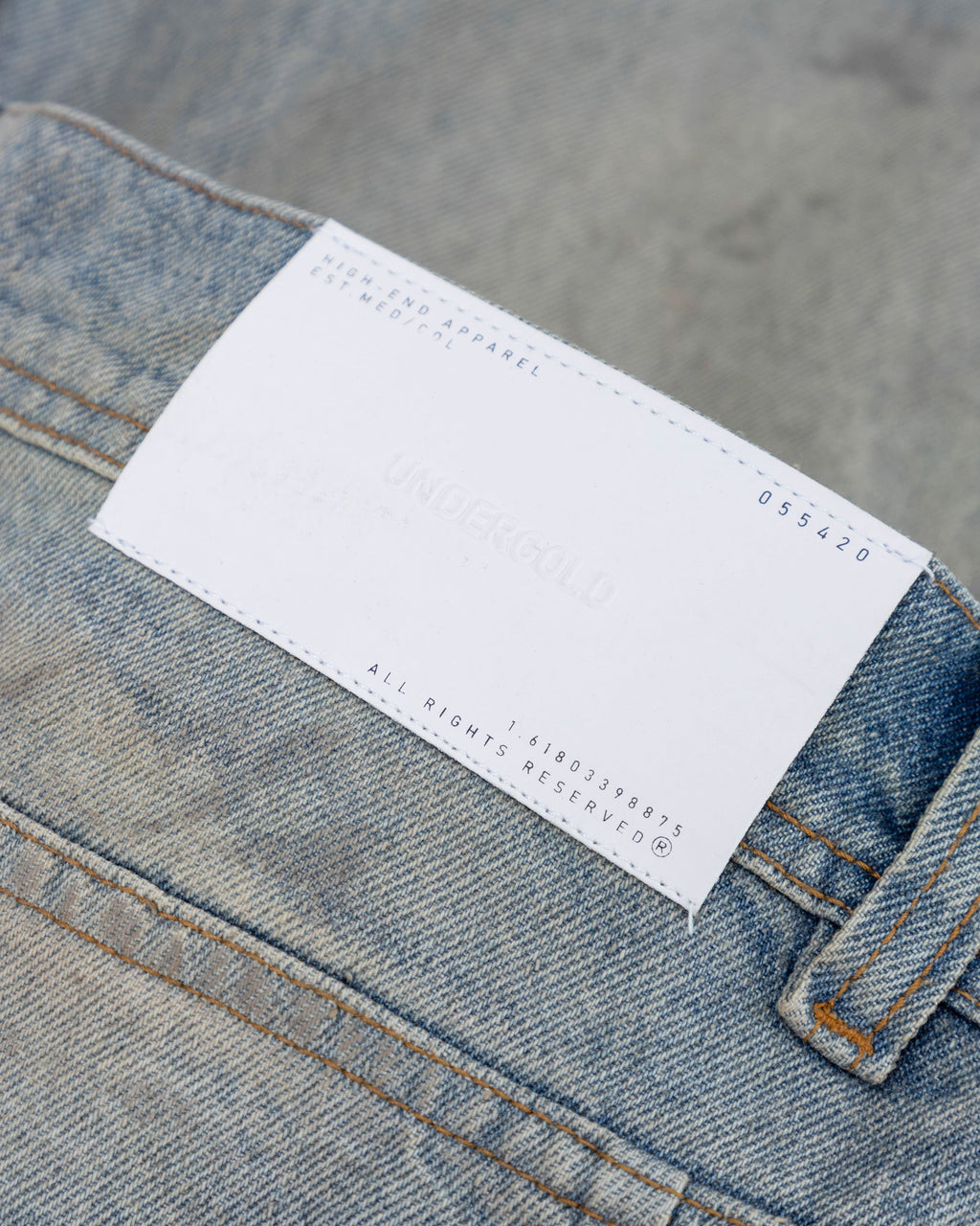 Santa Union Medellín Milano Ripped Short Dirty Blue