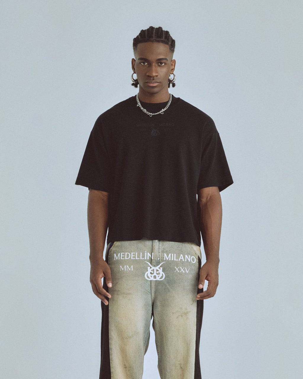 Santa Unión Basic Boxy Fit Tshirt Black