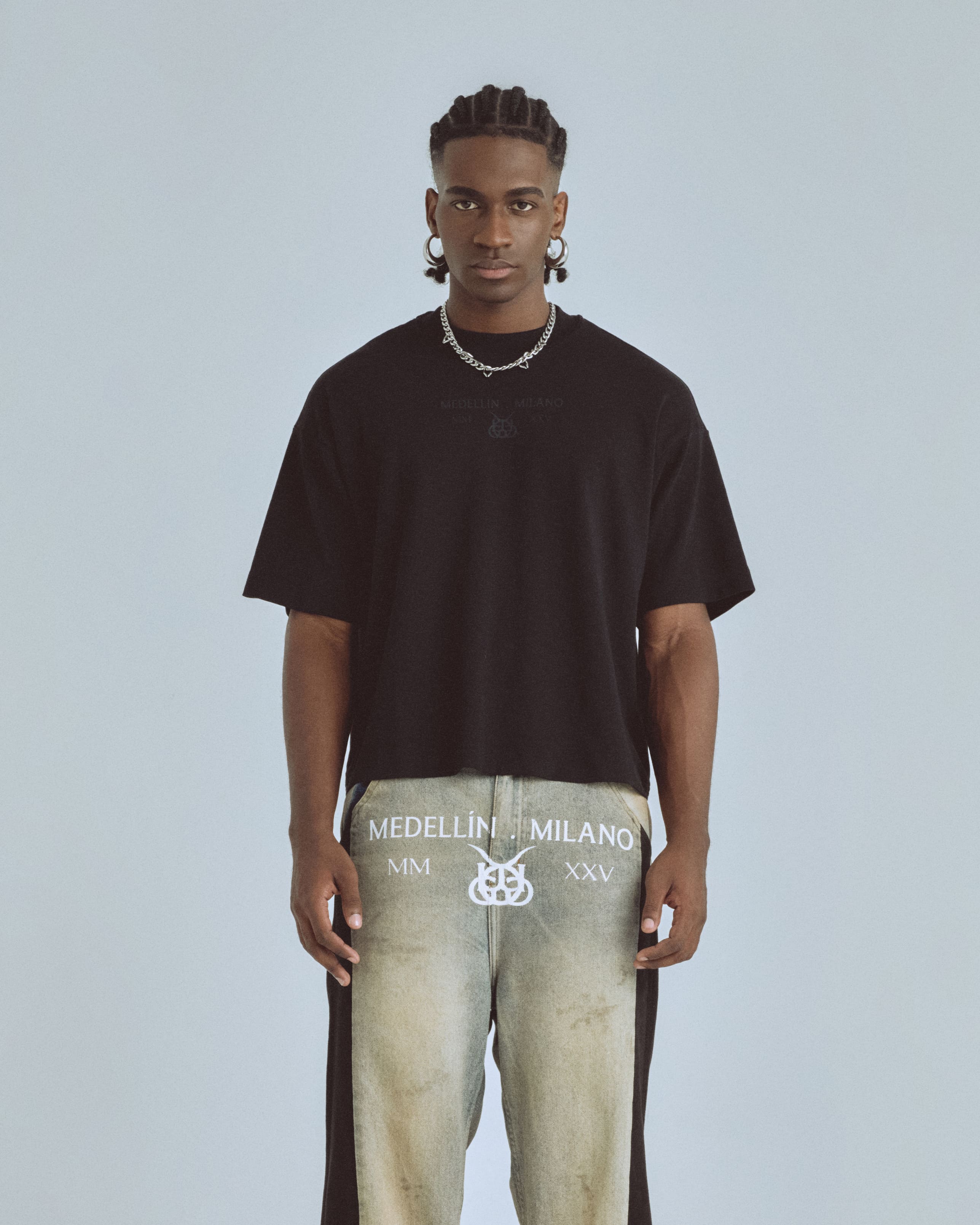 Santa Unión Basic Boxy Fit Tshirt Black