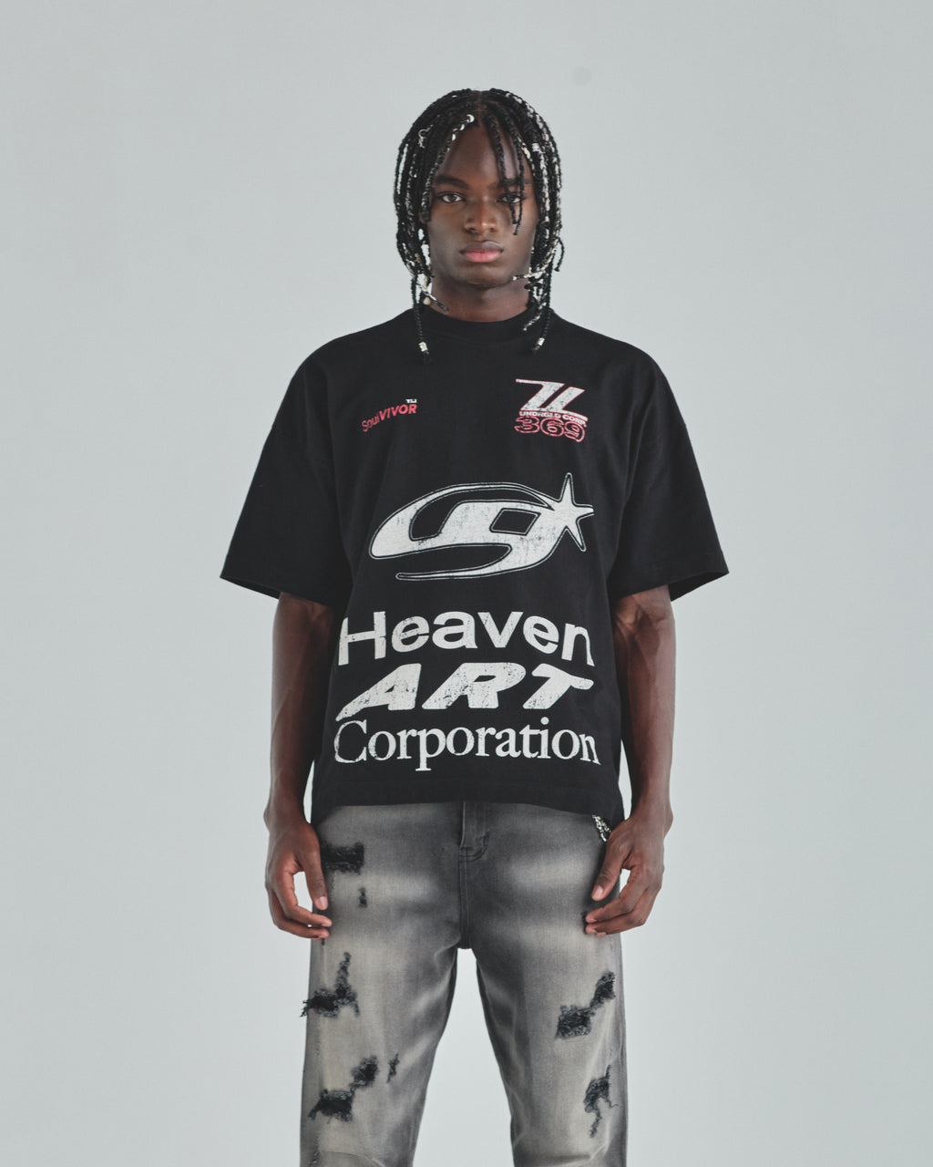 Act 1 Racer Tshirt Black