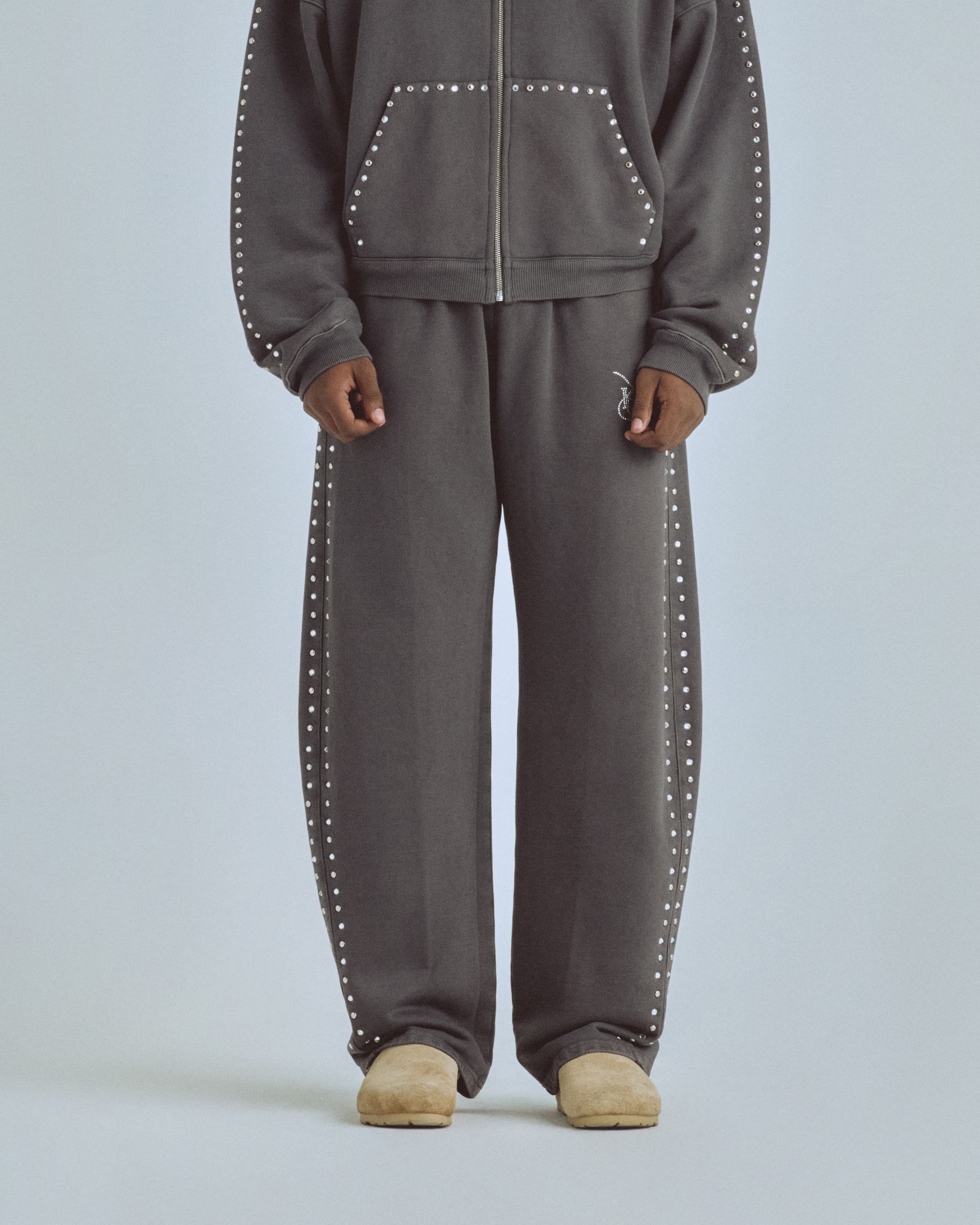 Santa Union Basic Barrel Straightpant Vintage Gray