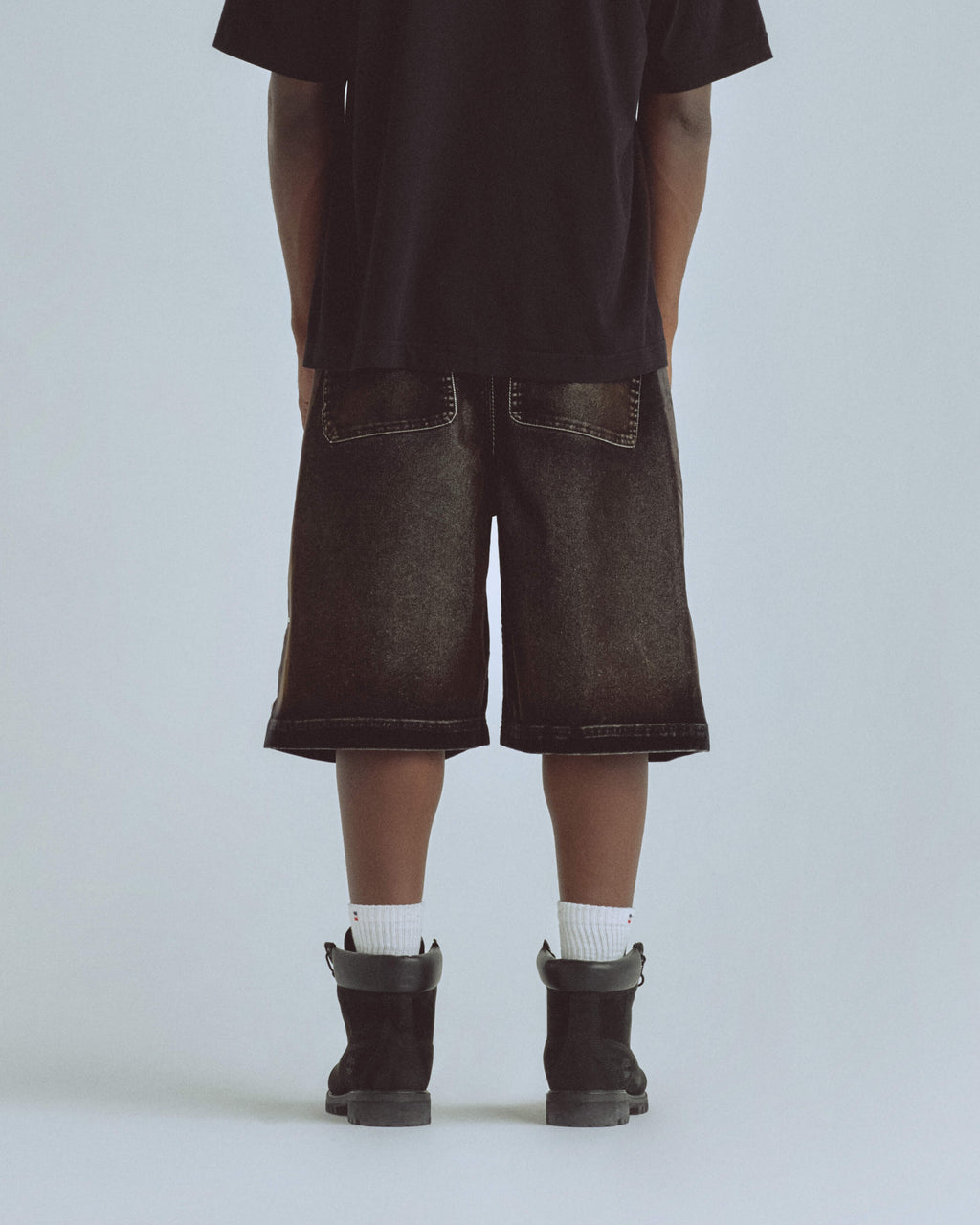 Santa Union Basic Velvet Short Black