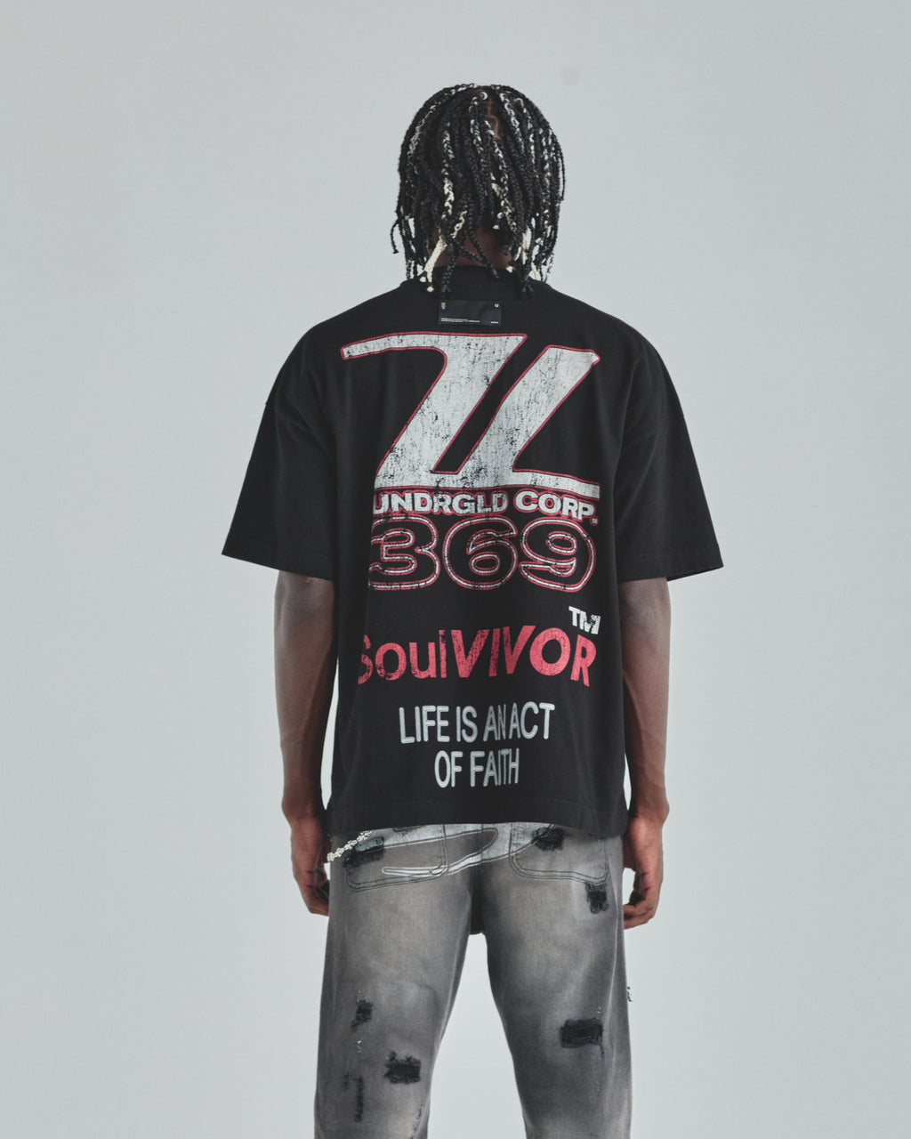 Act 1 Racer Tshirt Black