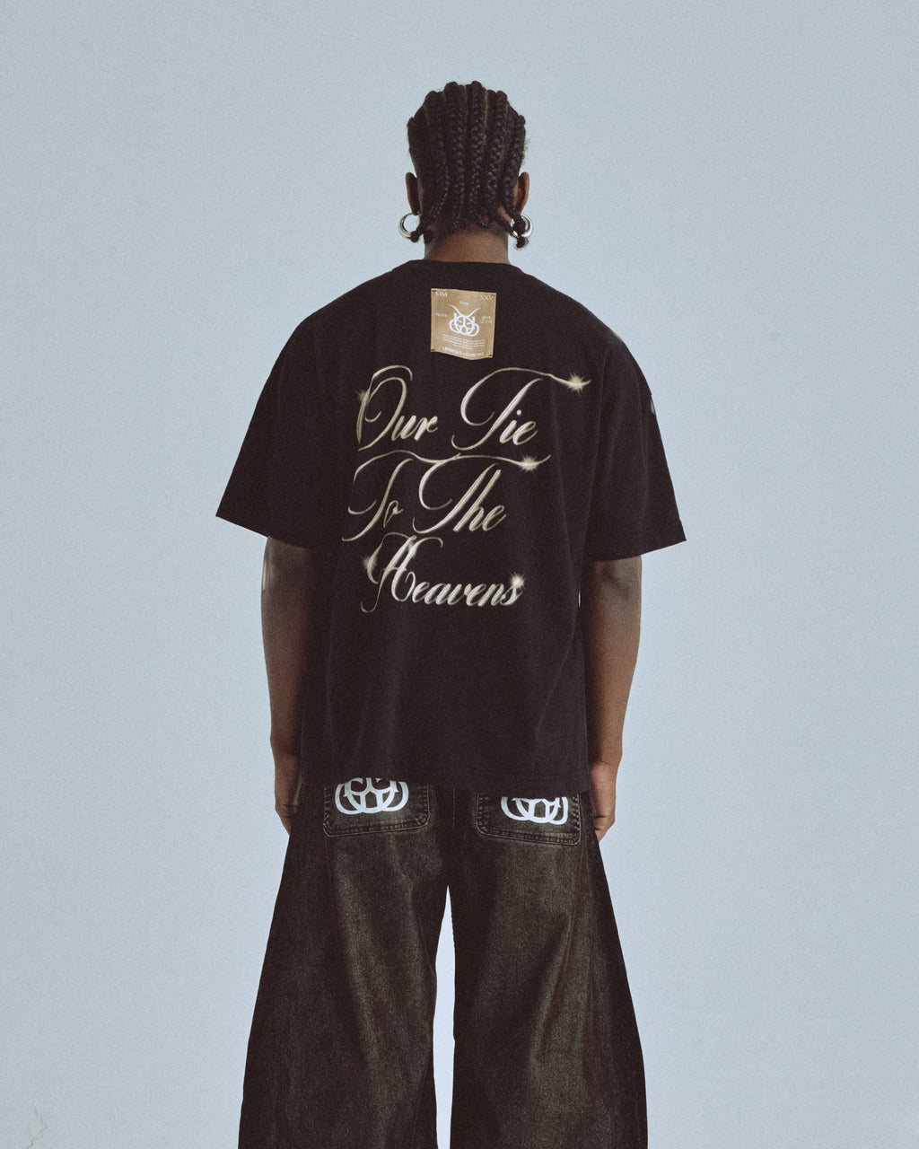 Santa Unión Our Tie To The Heavens Tshirt Black