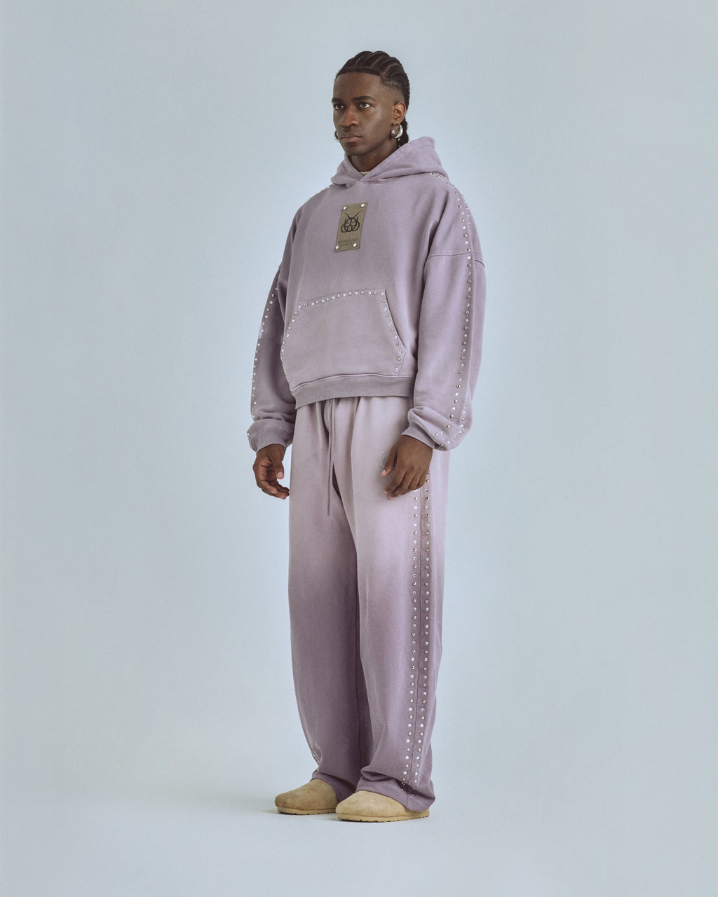 Santa Unión Basic Hoodie Purple