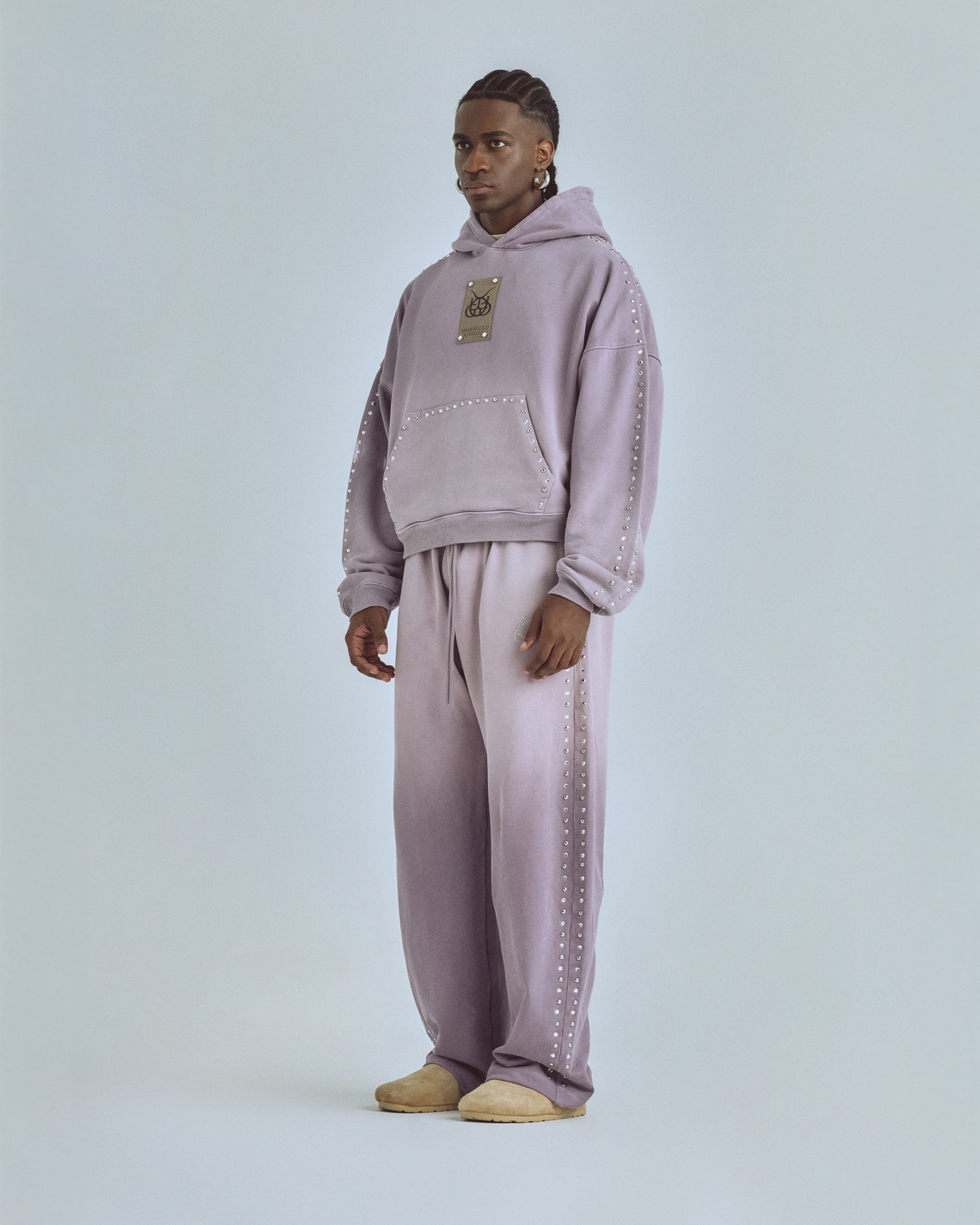 Santa Unión Basic Hoodie Purple