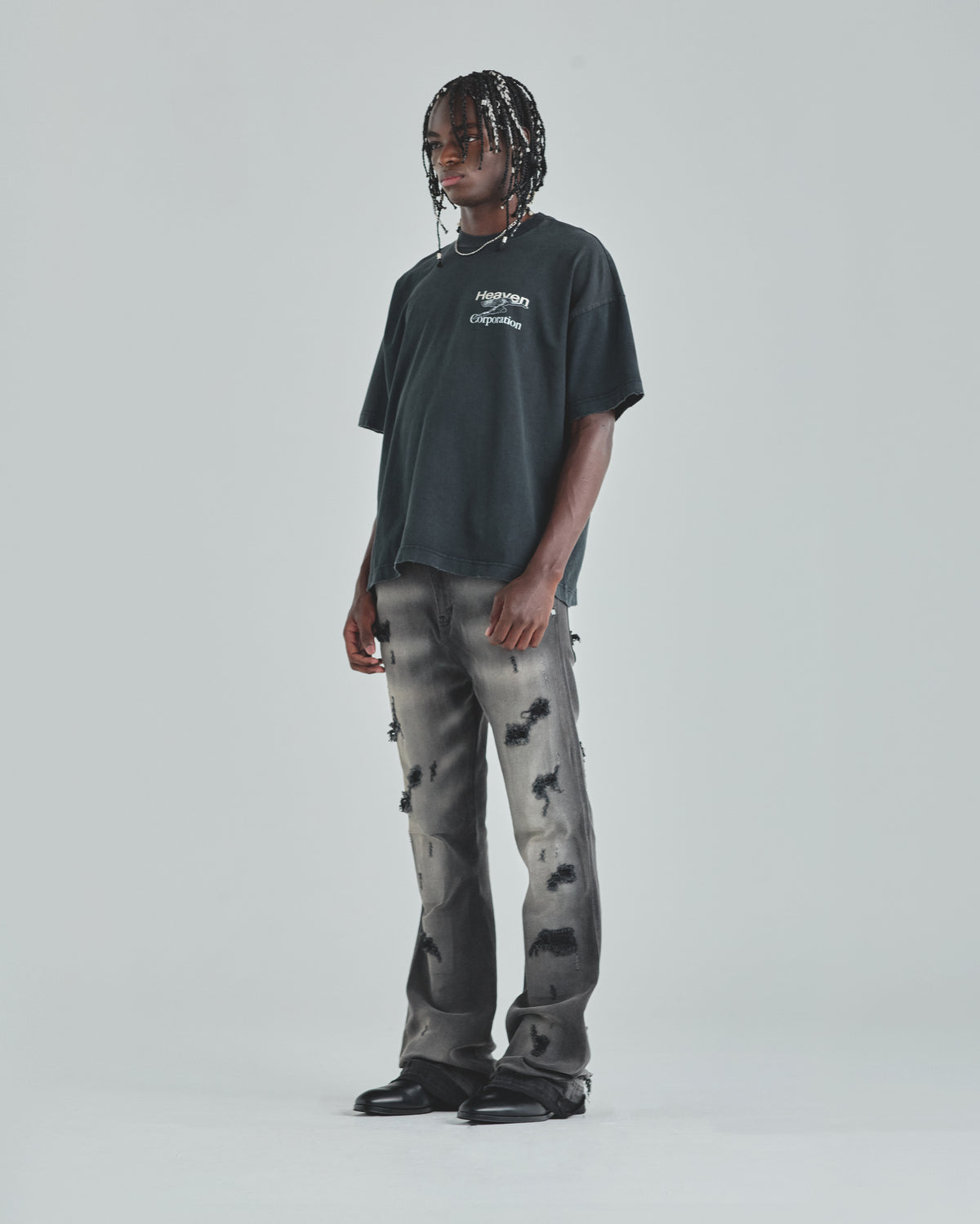 Act 1 Heaven Corp Tshirt Vintage Black