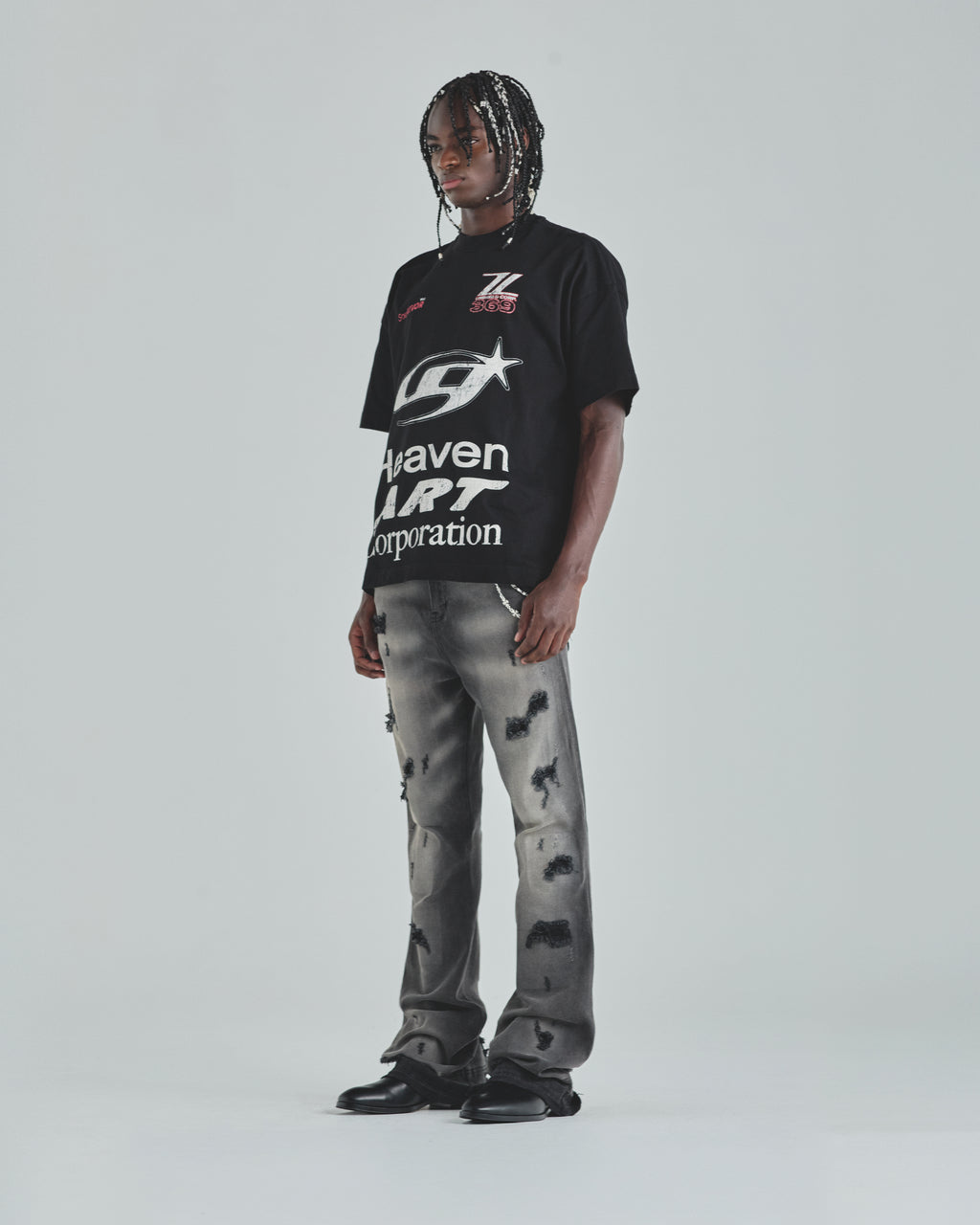 Act 1 Racer Tshirt Black