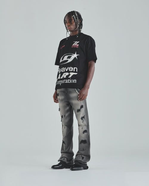 Act 1 Racer Tshirt Black