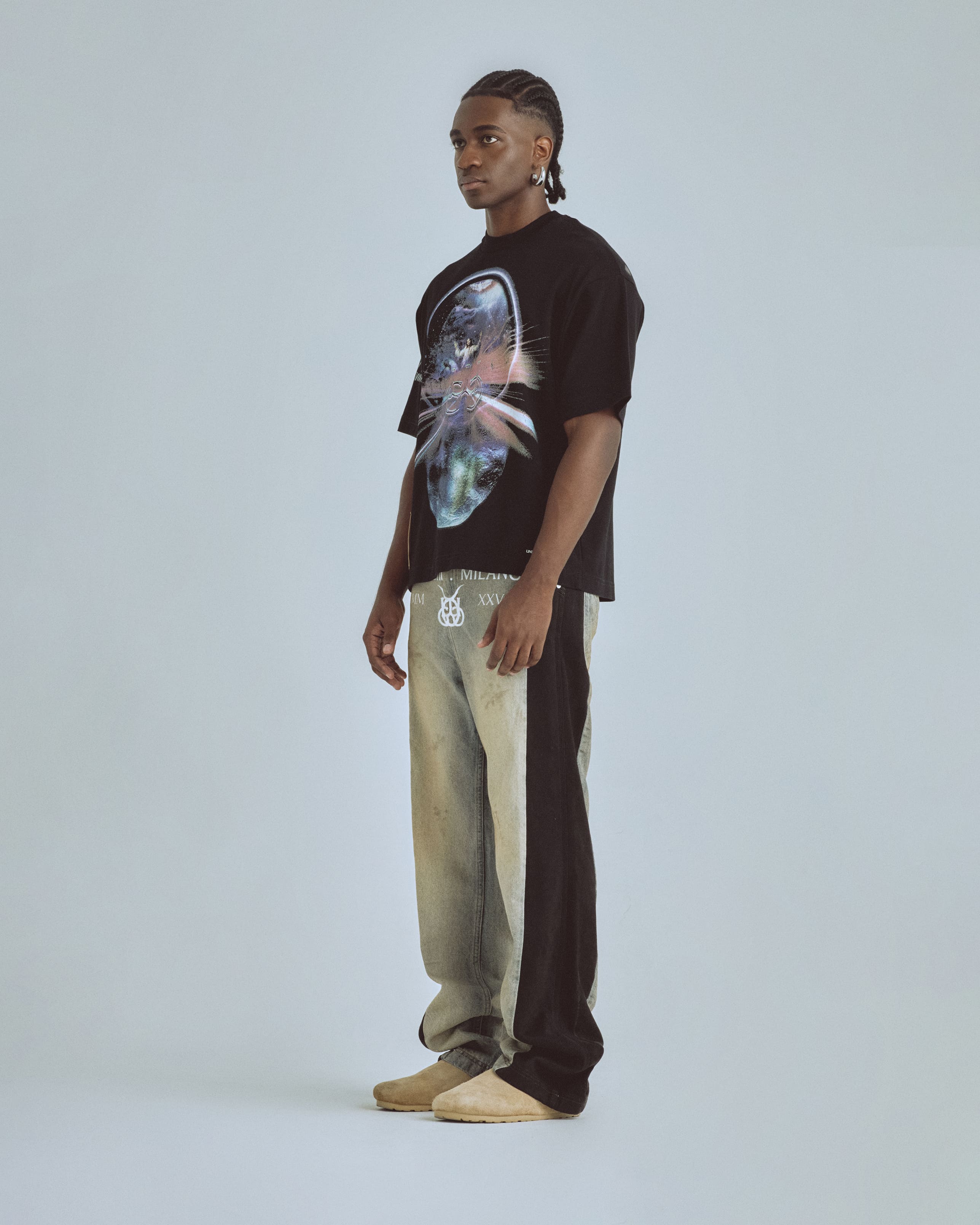 Santa Unión Nuevo Cielo Boxy Fit Tshirt Black