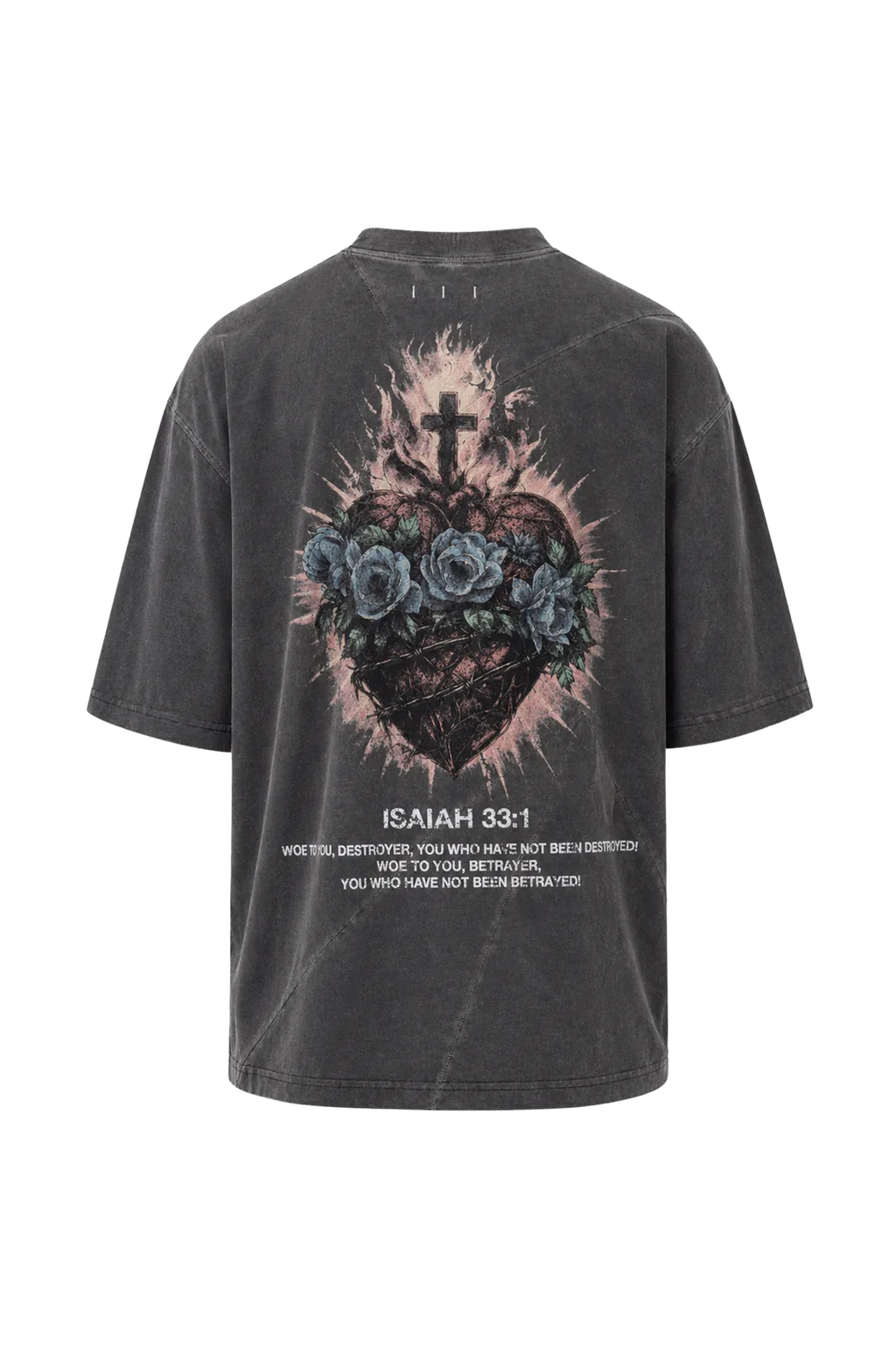 BETRAYER T-SHIRT WASHED BLACK