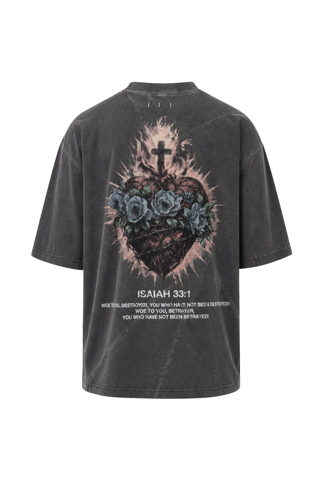 BETRAYER T-SHIRT WASHED BLACK