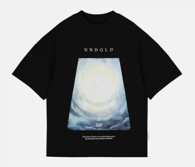 Eternal Tunnel Boxy Fit Tshirt (Black)