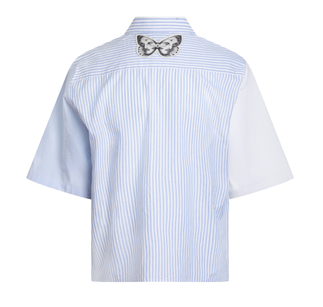 ALGODONES AZULES Y BLANCOS EL DÍA