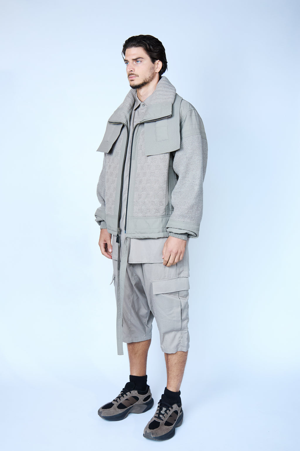 MAXI CHAQUETA CANASTO TOPO