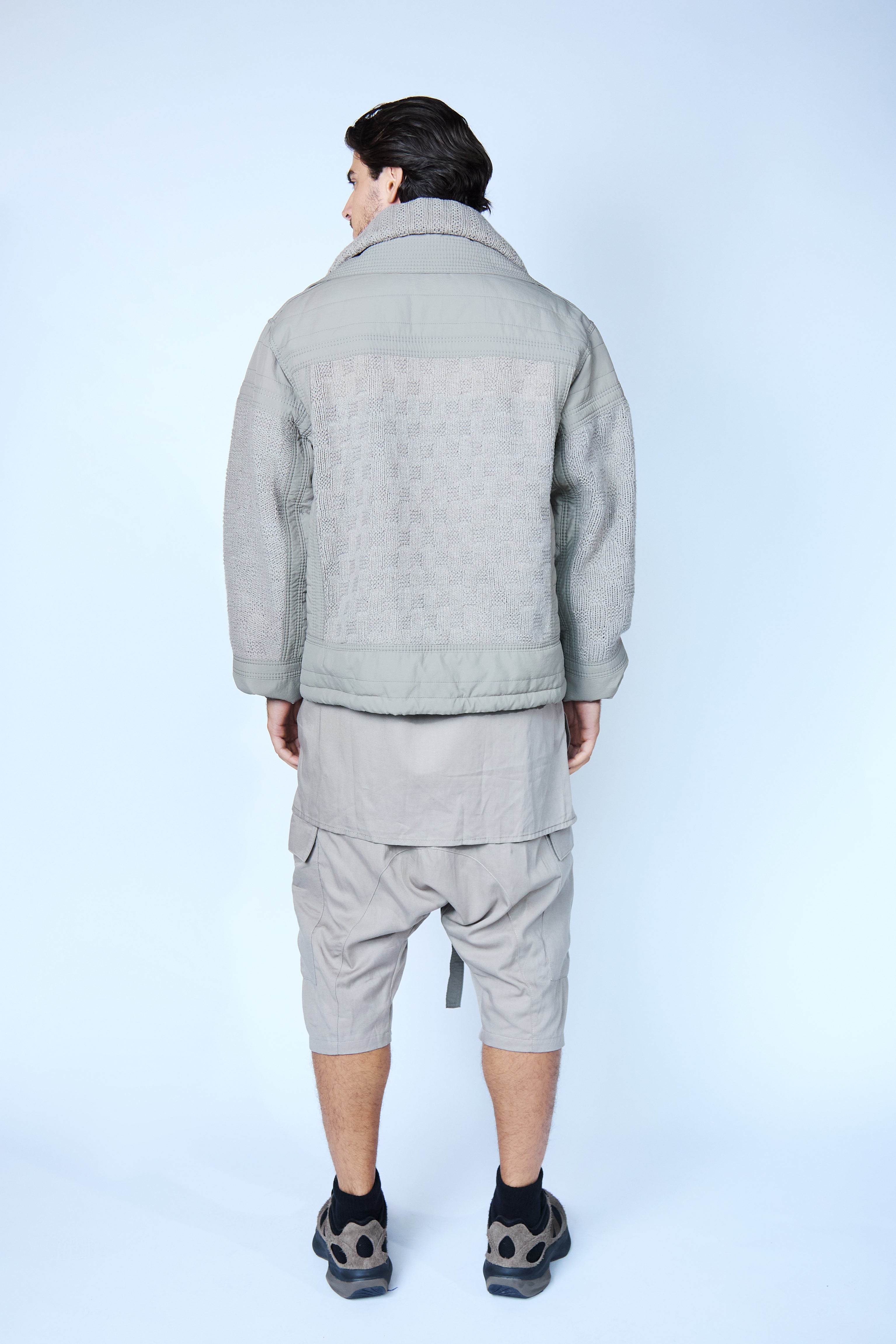 MAXI CHAQUETA CANASTO TOPO