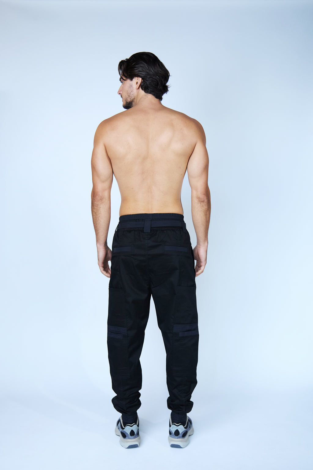 PANTALÓN DOBLE PRETINA NEGRO