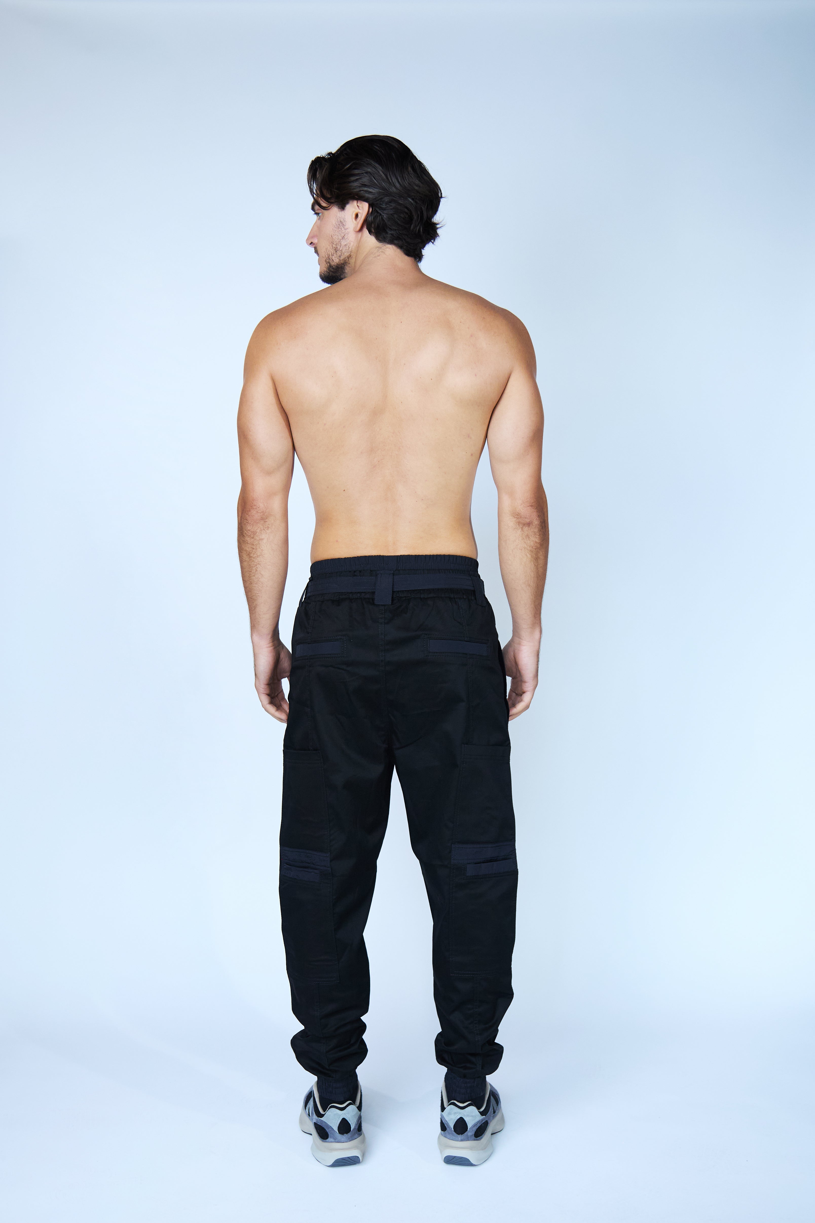 PANTALÓN DOBLE PRETINA NEGRO