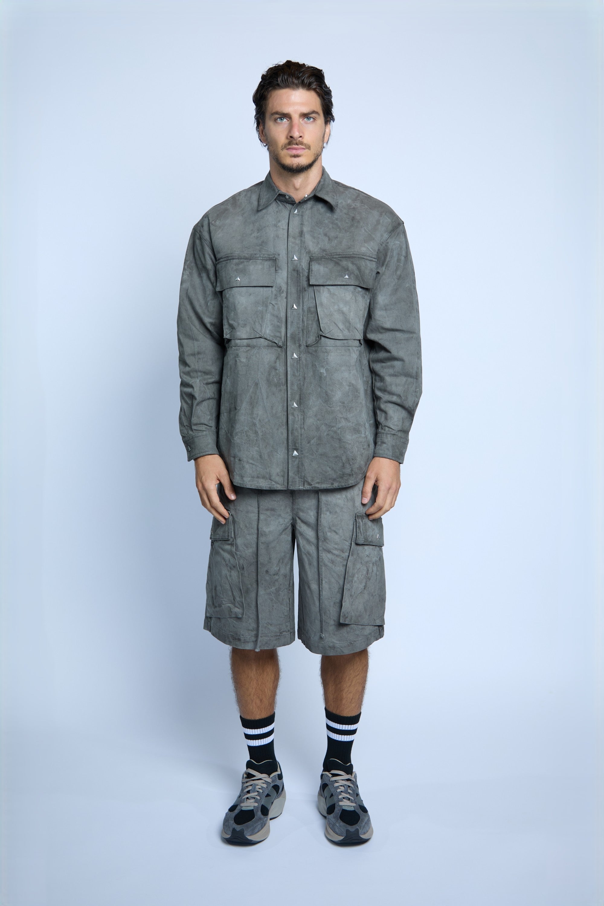 CHAQUETA VAQUERA TEÑIDA DE GRIS