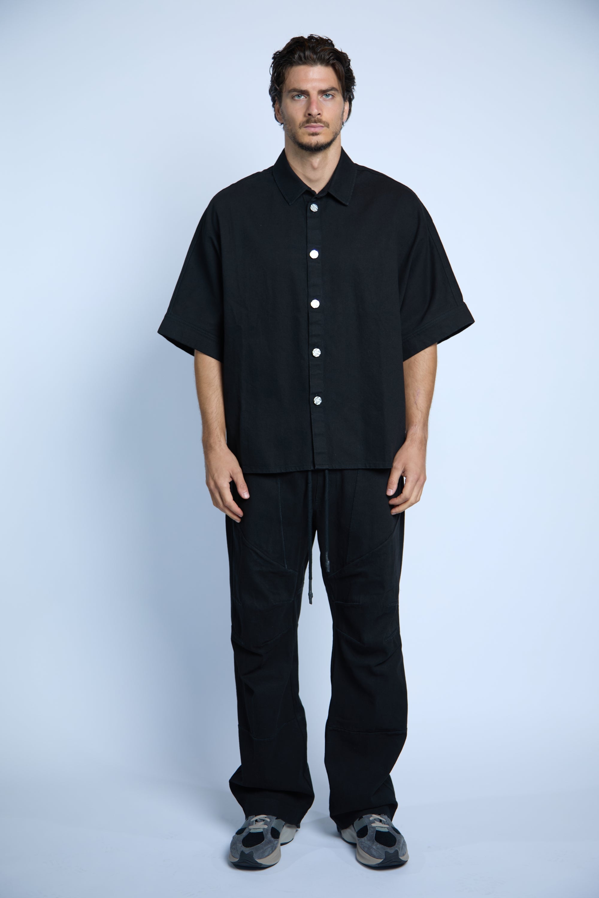 CAMISA VAQUERA NEGRA JAPÓN