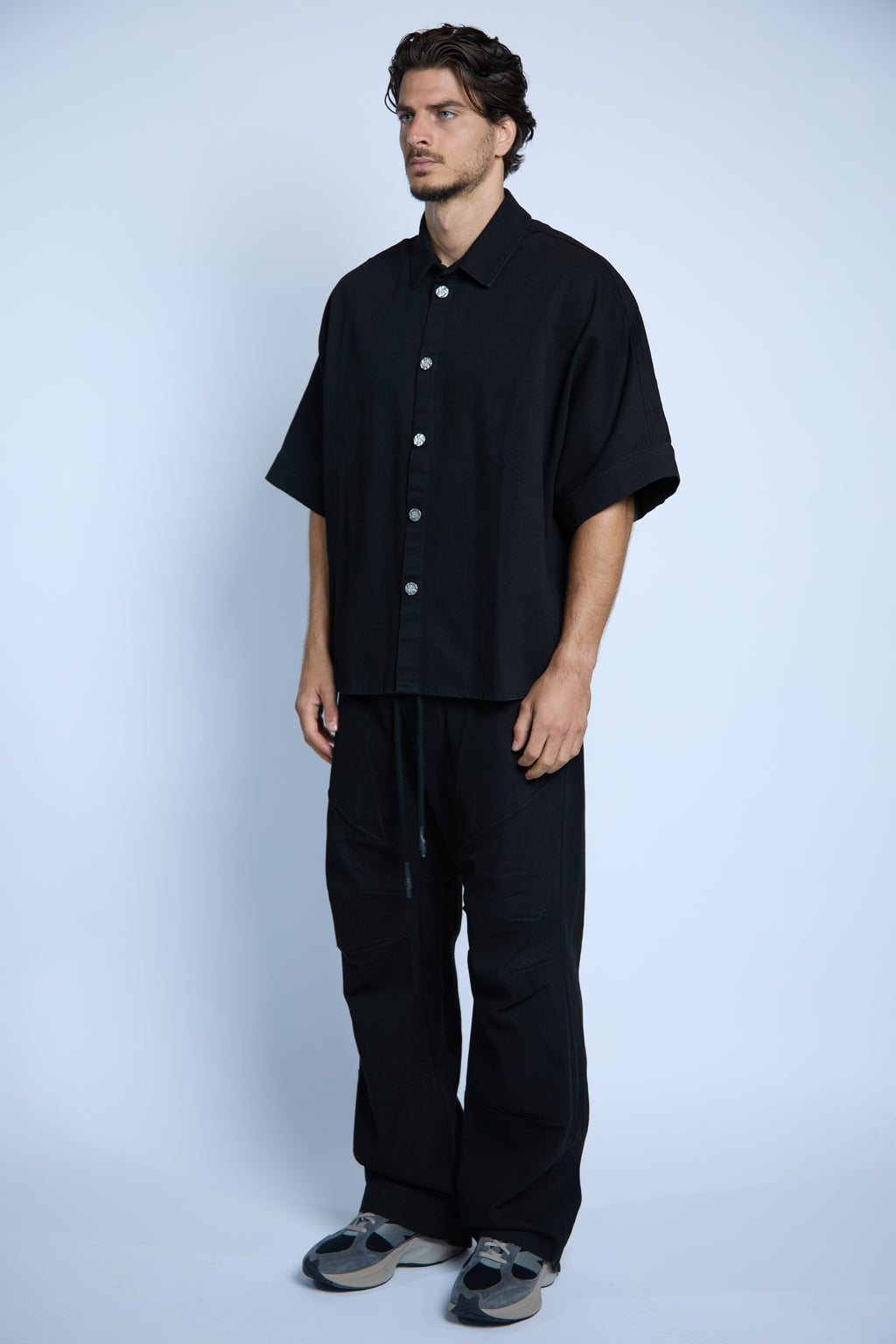 CAMISA VAQUERA NEGRA JAPÓN