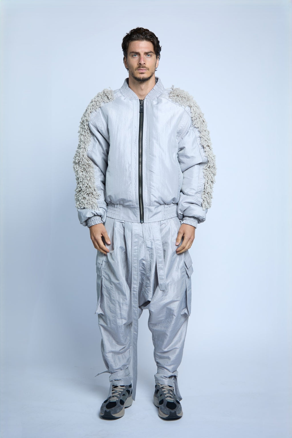 CHAQUETA GLOBO LAVANDA