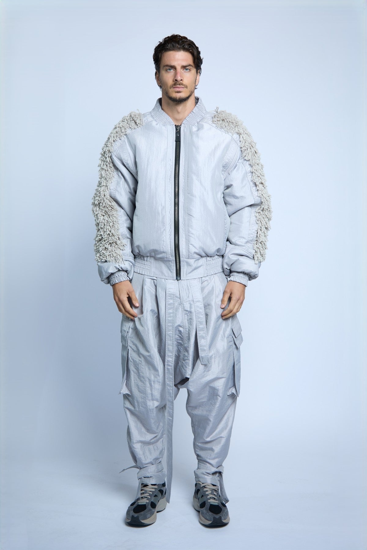 CHAQUETA GLOBO LAVANDA