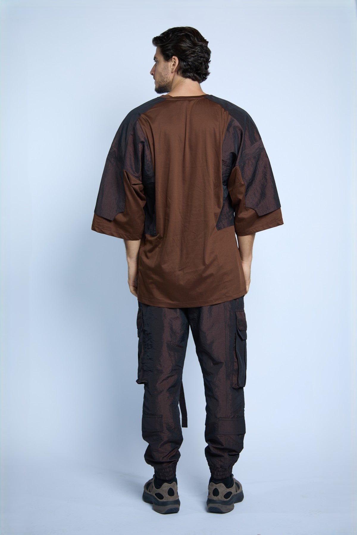 MAXI TSHIRT TAFFETA BROWN
