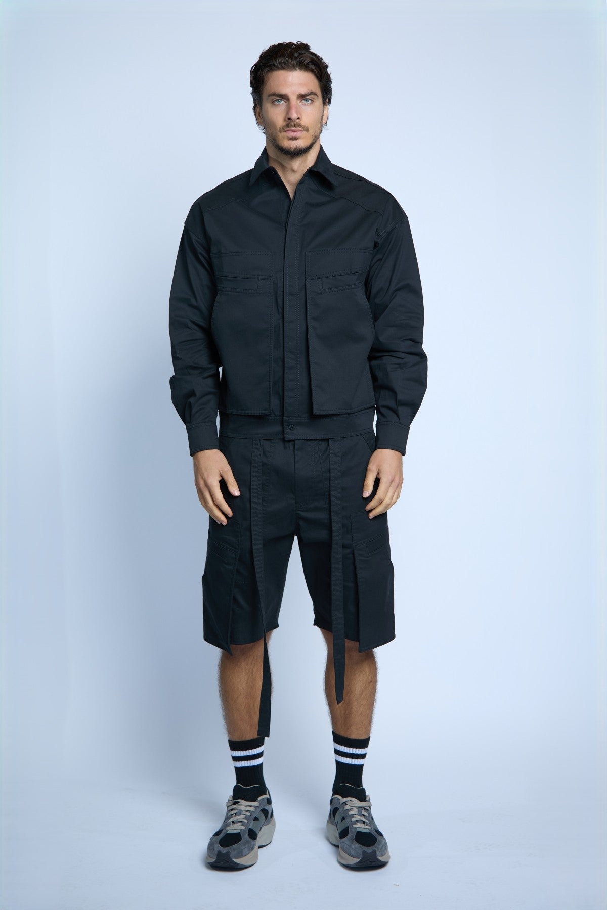CHAQUETILLA POCKETS CREMALLERA BLACK